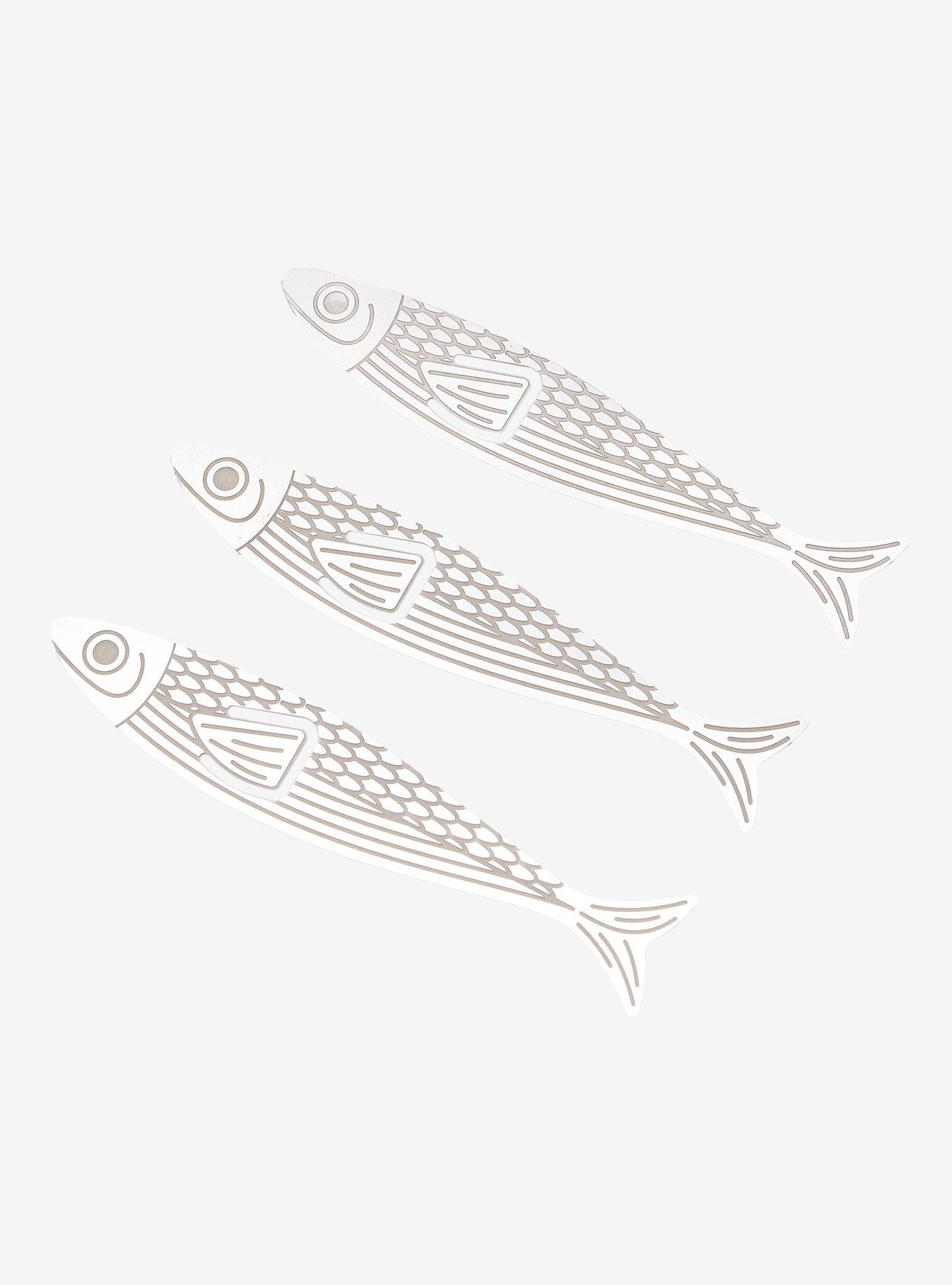 Sardine Metal Bookmark Set, , hi-res
