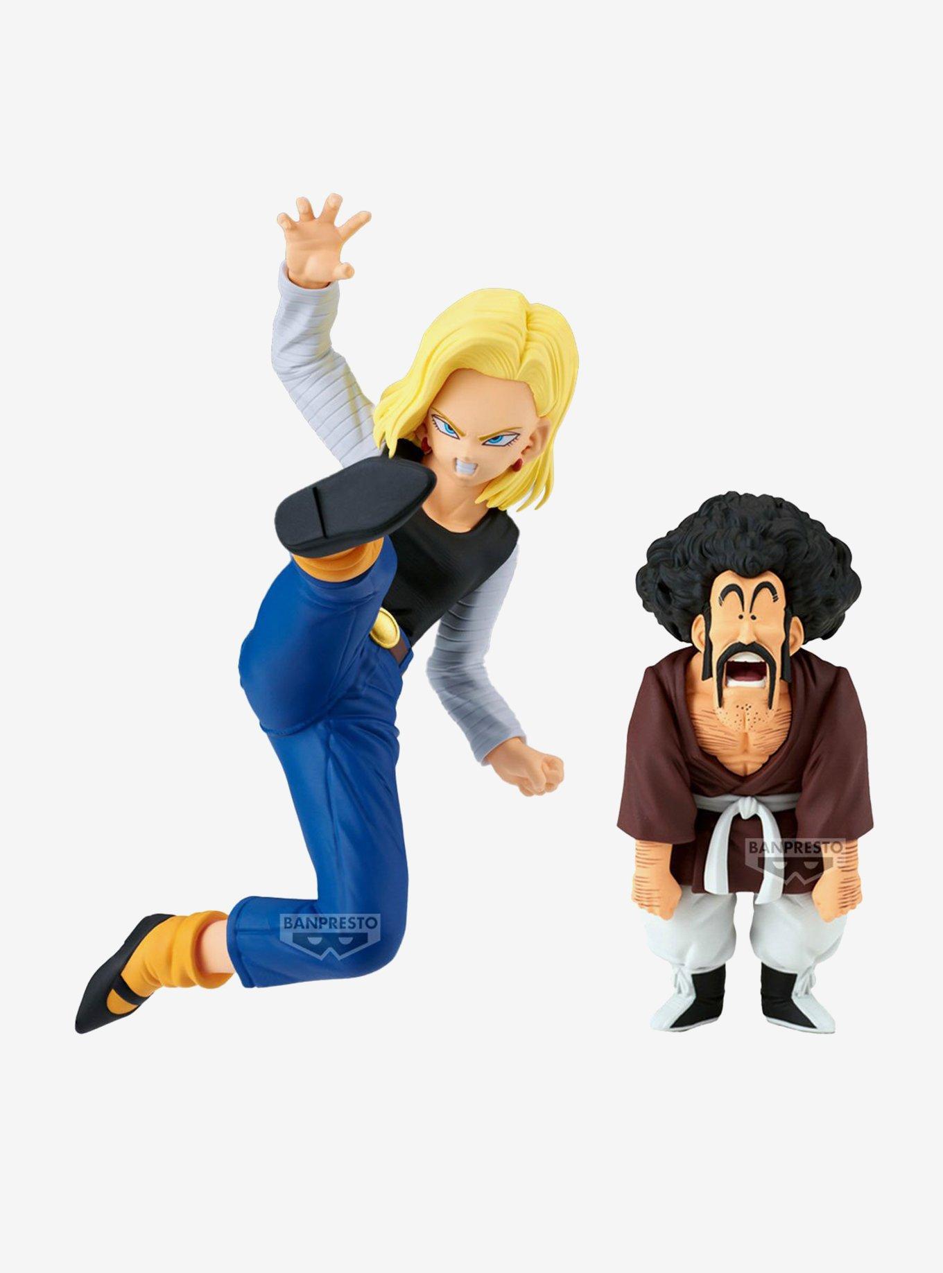 Bandai Namco Dragon Ball Z Match Makers Android 18 & Mr. Satan (Vs. Mighty Mask) Figure Set, , hi-res