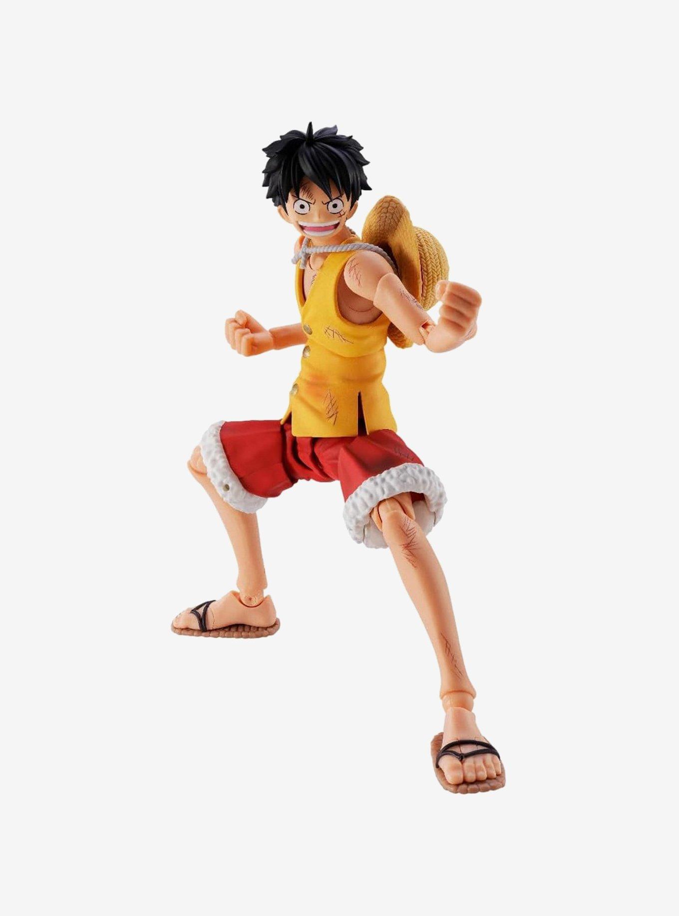 Bandai Namco One Piece S.H.Figuarts Monkey D. Luffy (Summit War of Marineford) Figure, , hi-res