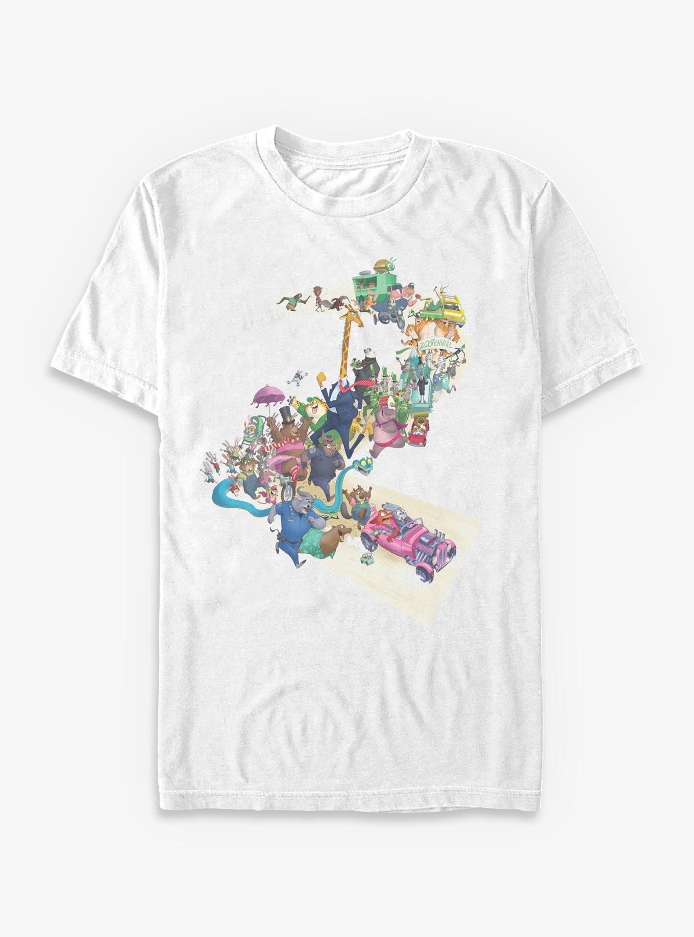 Zootopia 2 Zootenial Animal Chase T-Shirt