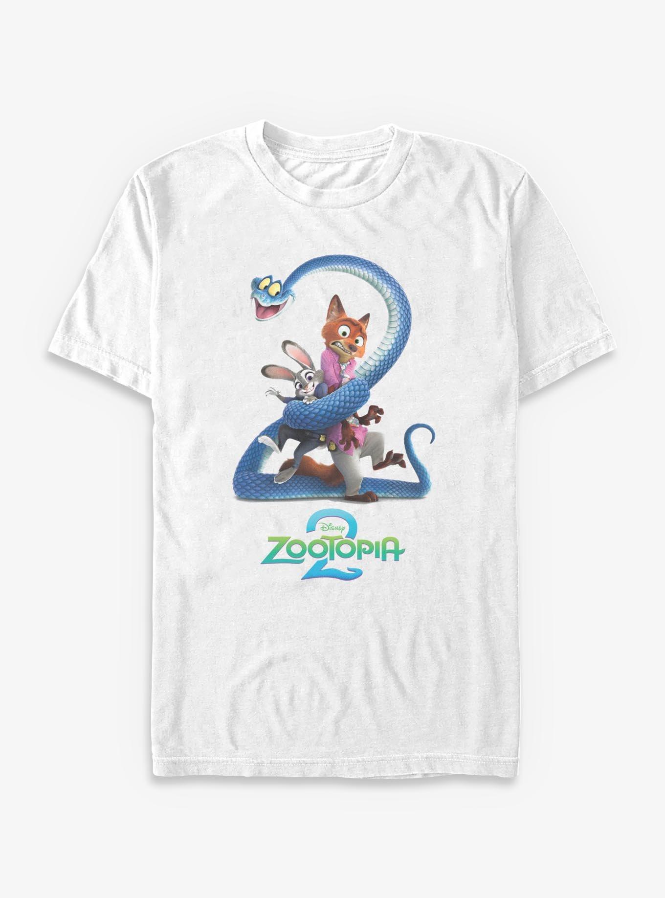 Zootopia 2 Poster T-Shirt, WHITE, hi-res