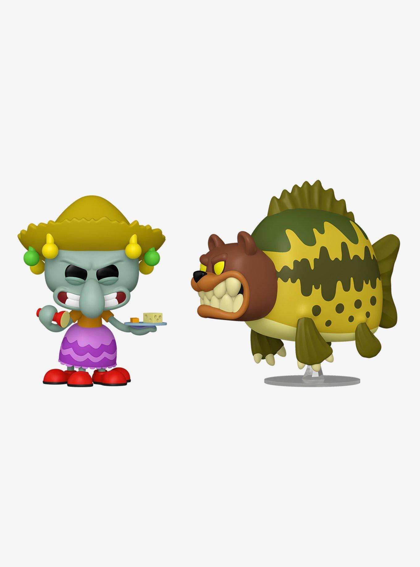 Funko SpongeBob SquarePants Pop! Animation Squidward & Sea Bear Vinyl Figure Set, , hi-res