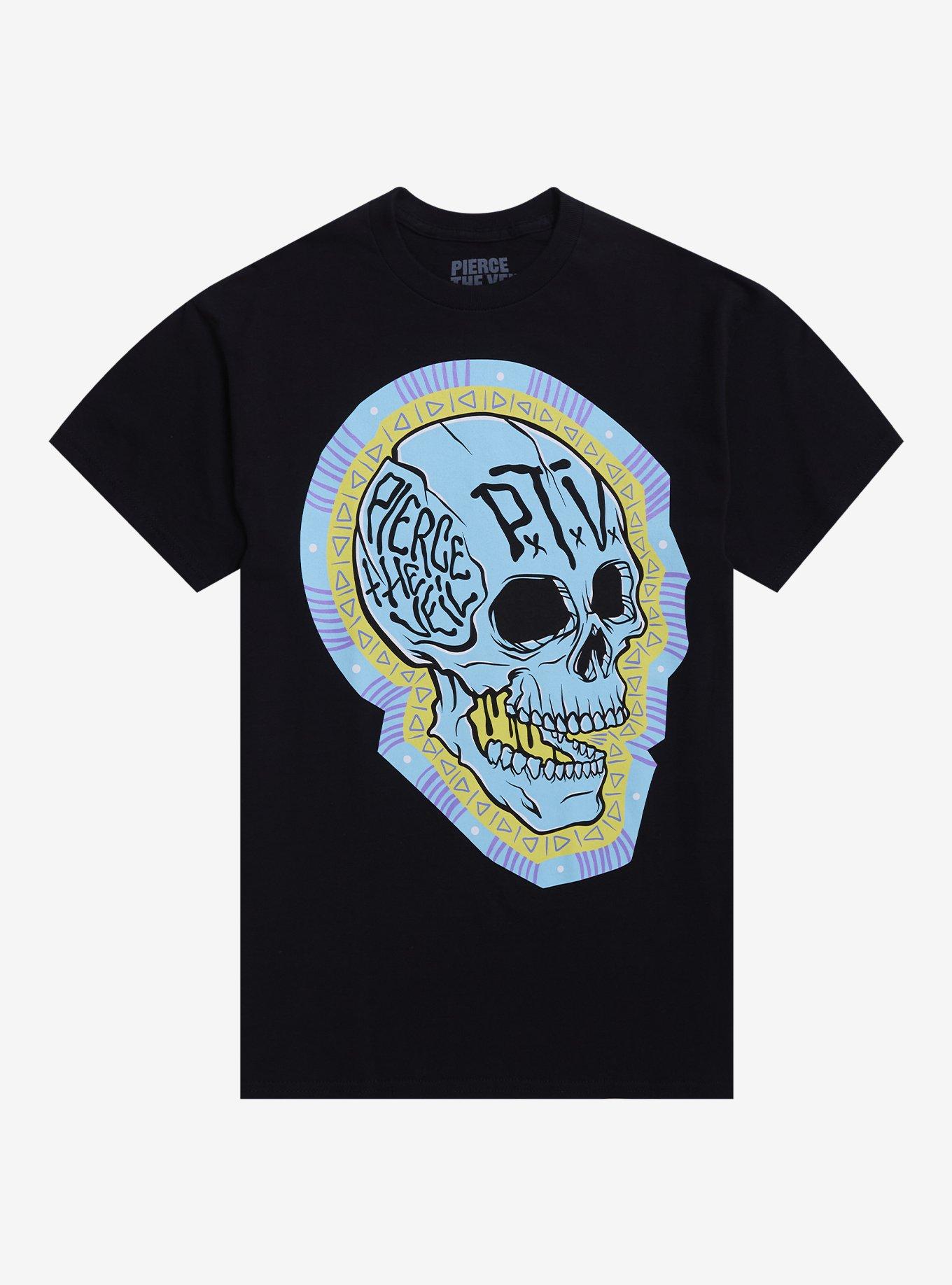 Pierce The Veil Tattoo Skull T-Shirt, , hi-res