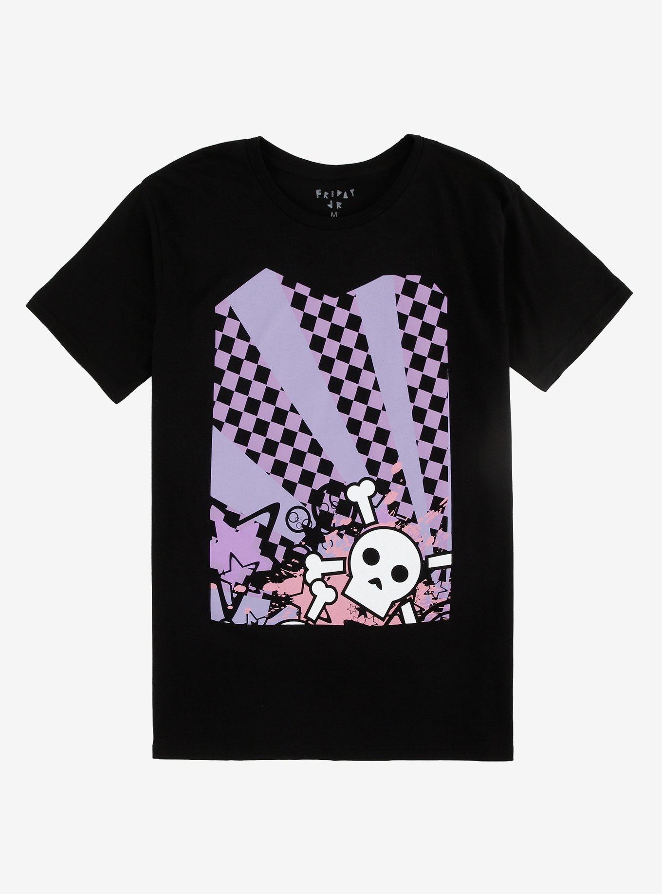 Scene Kid Skull T-Shirt By Friday Jr., , hi-res