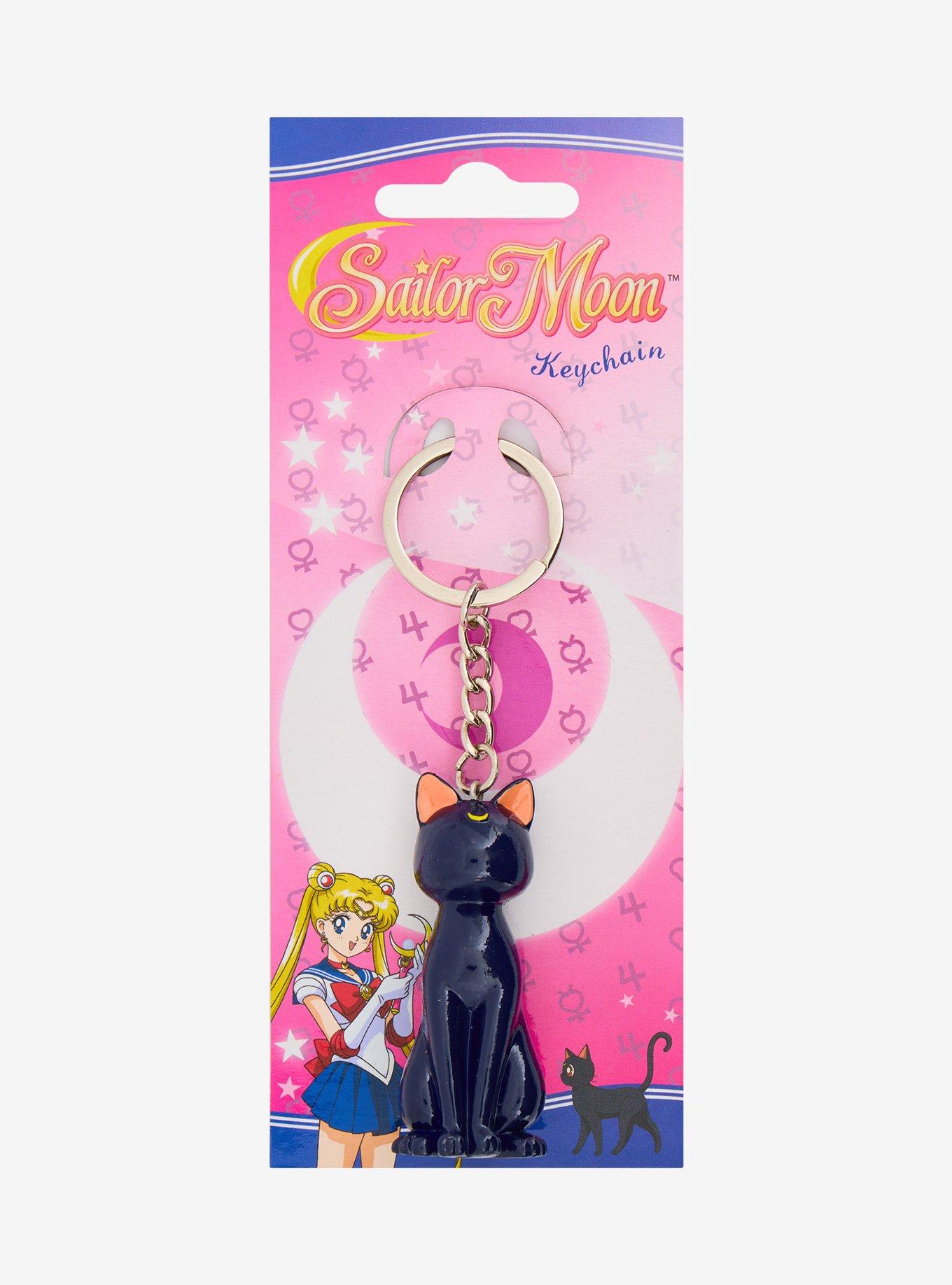 Pretty Guardian Sailor Moon Luna Figural Key Chain, , hi-res