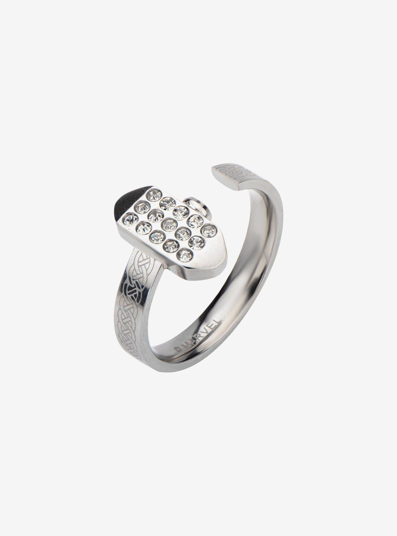 Marvel Thor Hammer Mjolnir Ring, , hi-res