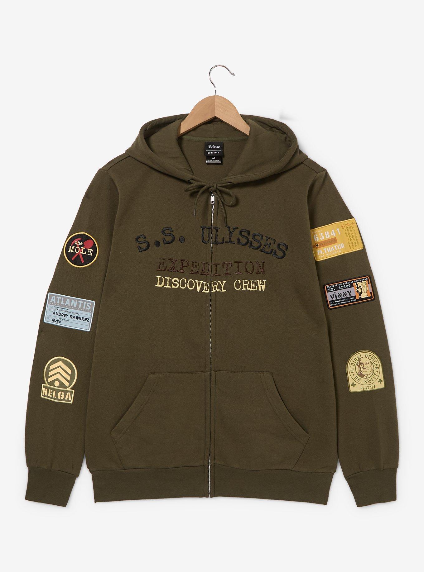 Disney Atlantis: The Lost Empire S.S. Ulysses Zippered Hoodie - BoxLunch Exclusive, , hi-res