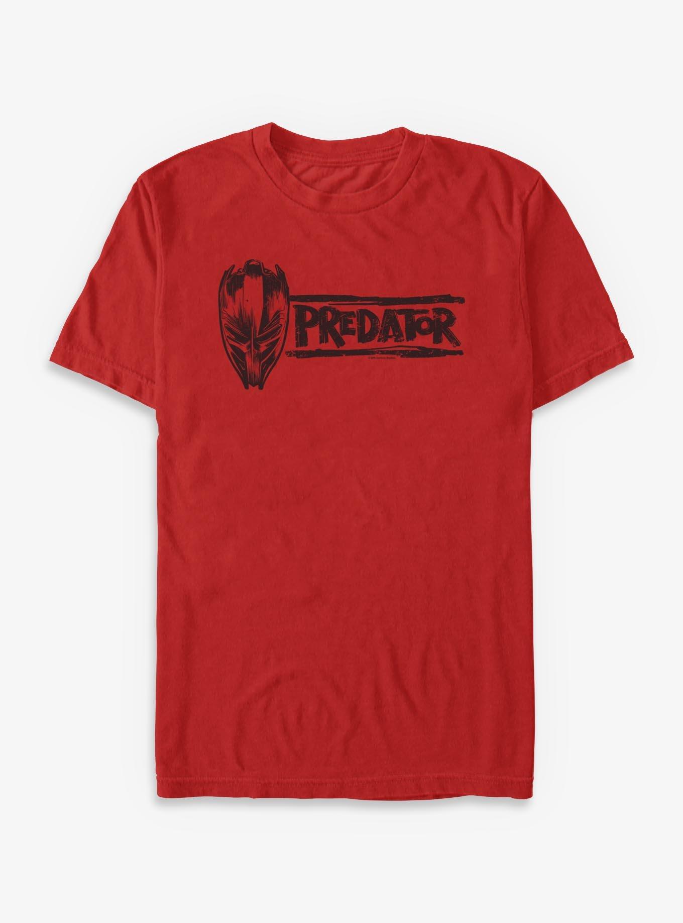 Predator Badlands Predator Helmet And Logo T-Shirt