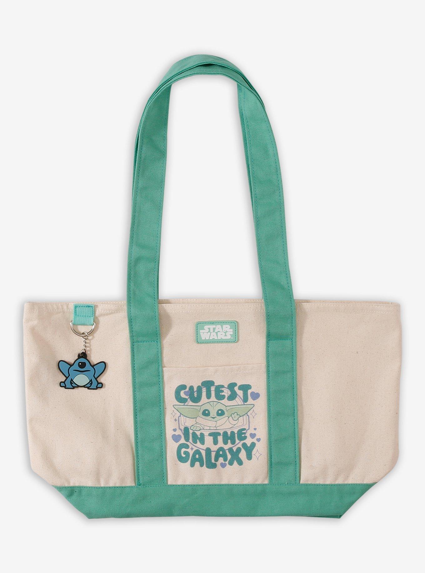 Star Wars The Mandalorian Chibi Grogu Tote Bag | Hot Topic