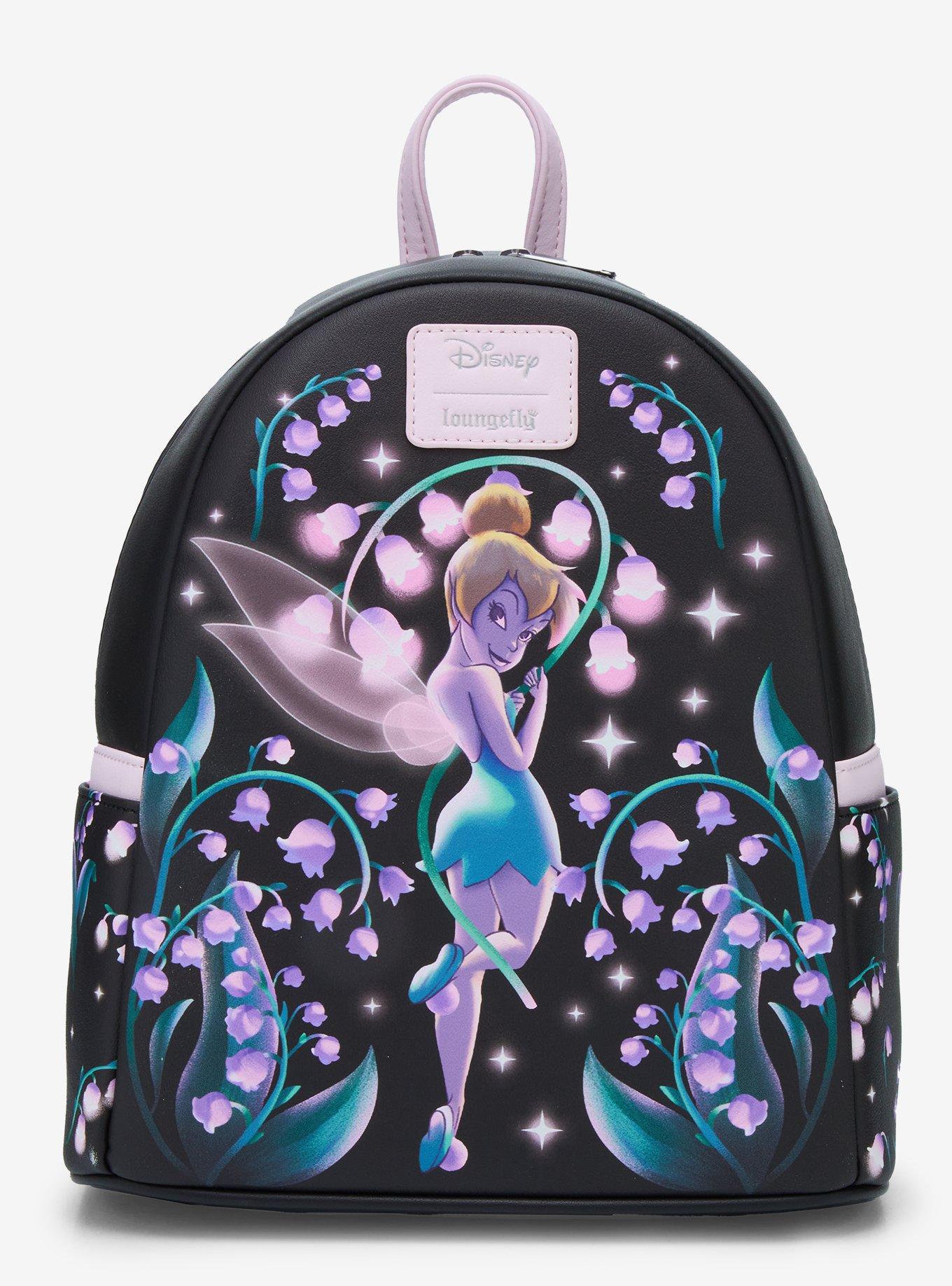 Loungefly Disney Peter Pan Tinker Bell Floral Mini Backpack, , hi-res
