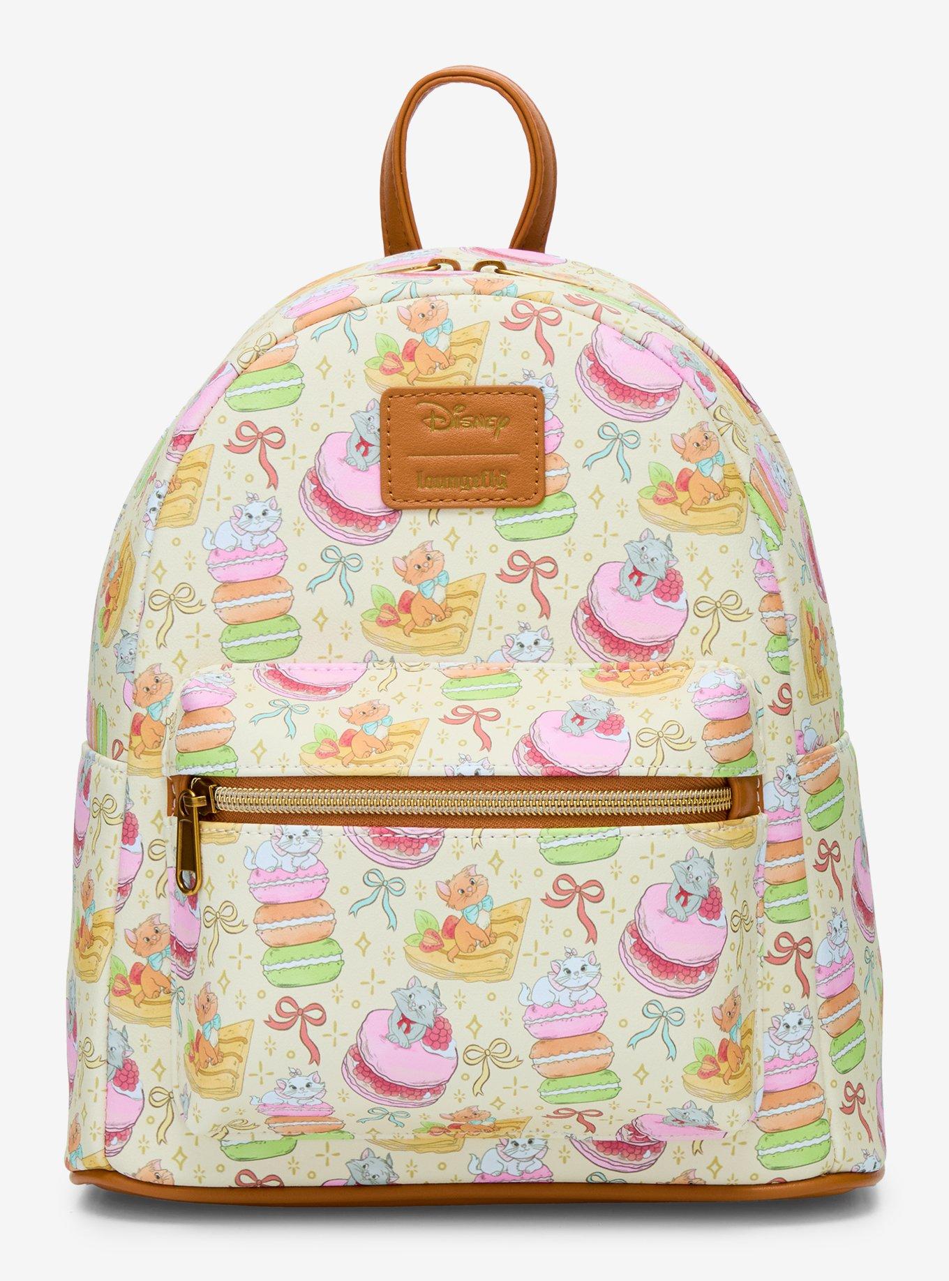 aristocrat mini backpack Loungefly The Aristocats Marie House Were practically purring at how sweet this Loungefly Aristocats backpack is Disney The Aristocats Kittens Piano