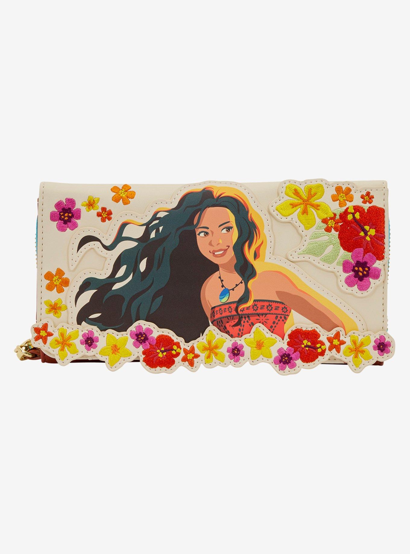 Loungefly Disney Moana (Live Action) Floral Moana Wallet, , hi-res