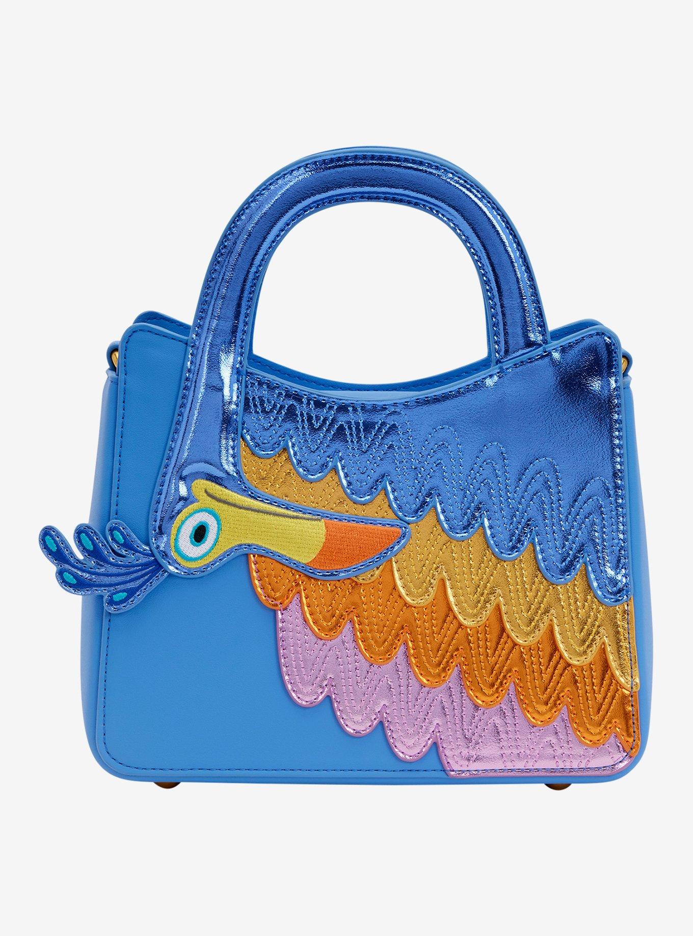Loungefly Disney Pixar Up Kevin Metallic Handbag, , hi-res