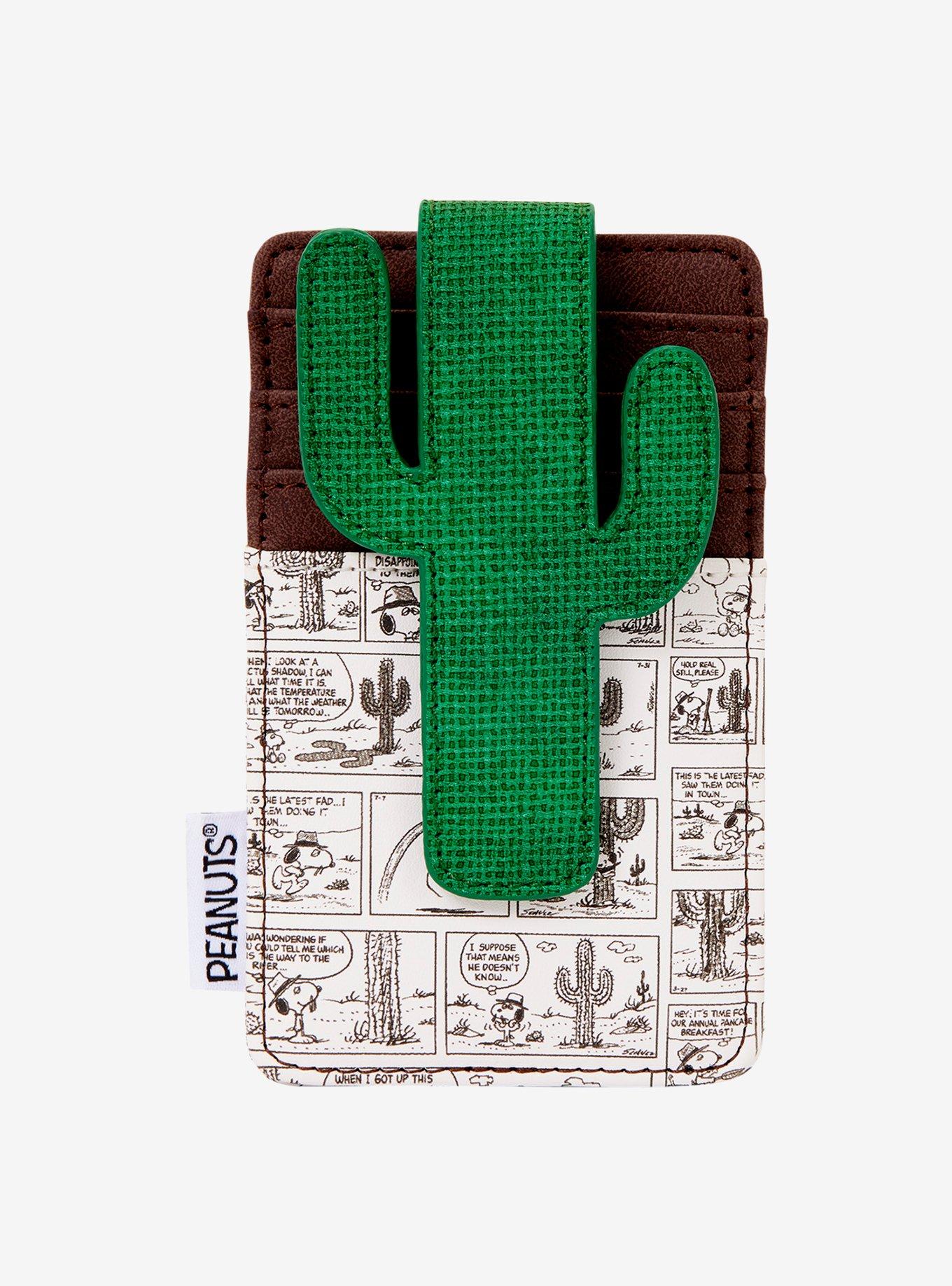 Loungefly Peanuts Spike Comic Strip Cactus Cardholder, , hi-res