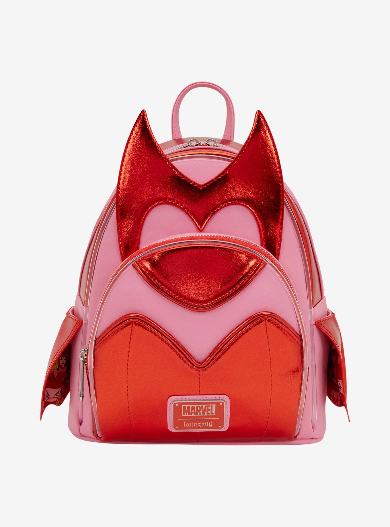 Loungefly Marvel Scarlet Withc Metallic Figural Light-Up Mini Backpack, , hi-res