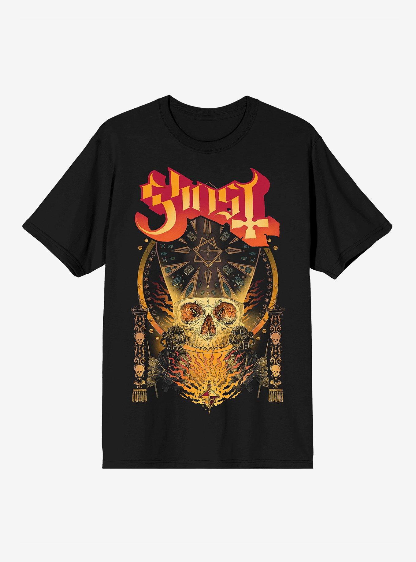 Ghost Papa Emeritus IV Flames T-Shirt, , hi-res