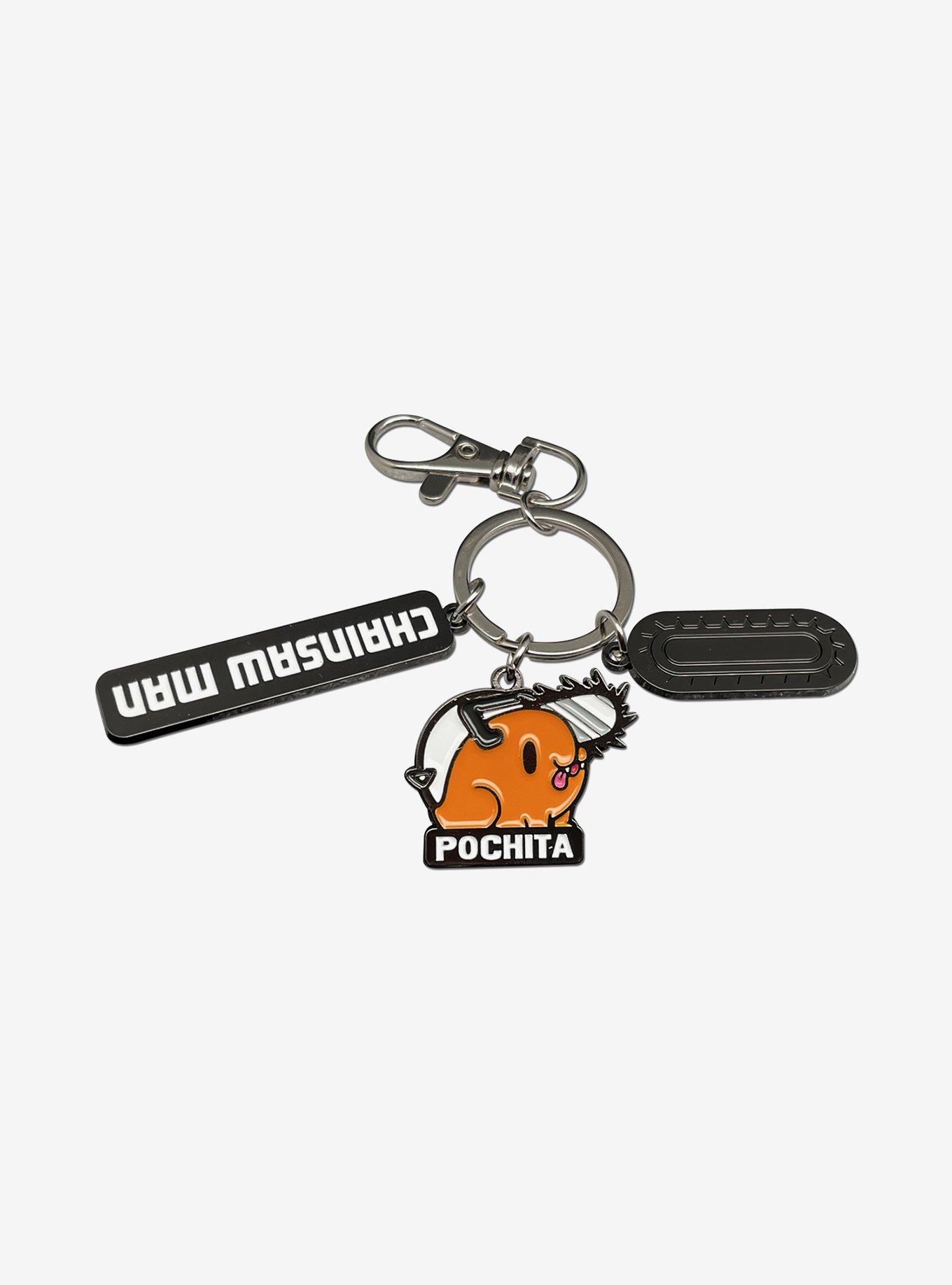 Chainsaw Man Pochita Chibi Charm Key Chain, , hi-res