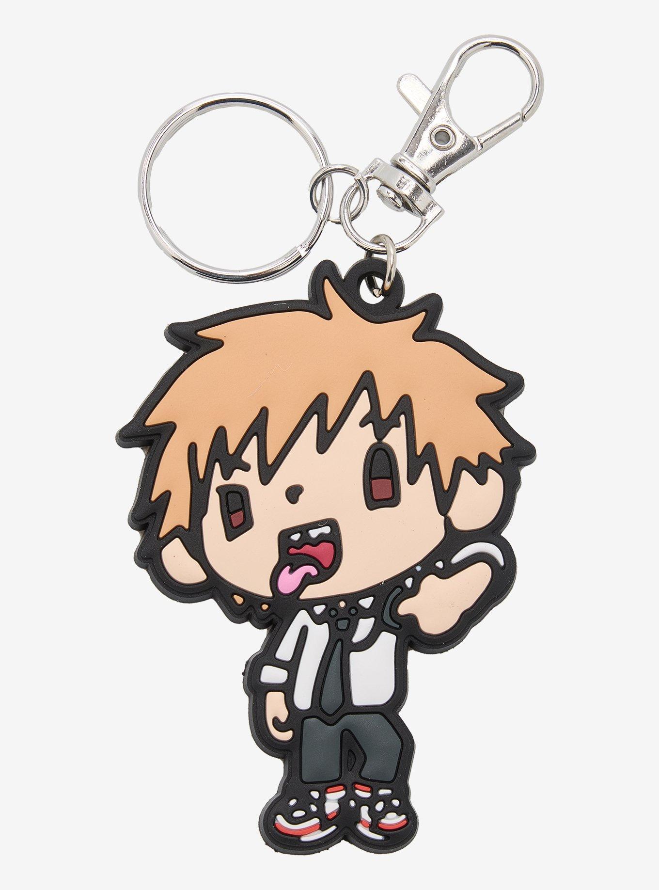 Chainsaw Man Denji Rubber Key Chain, , hi-res