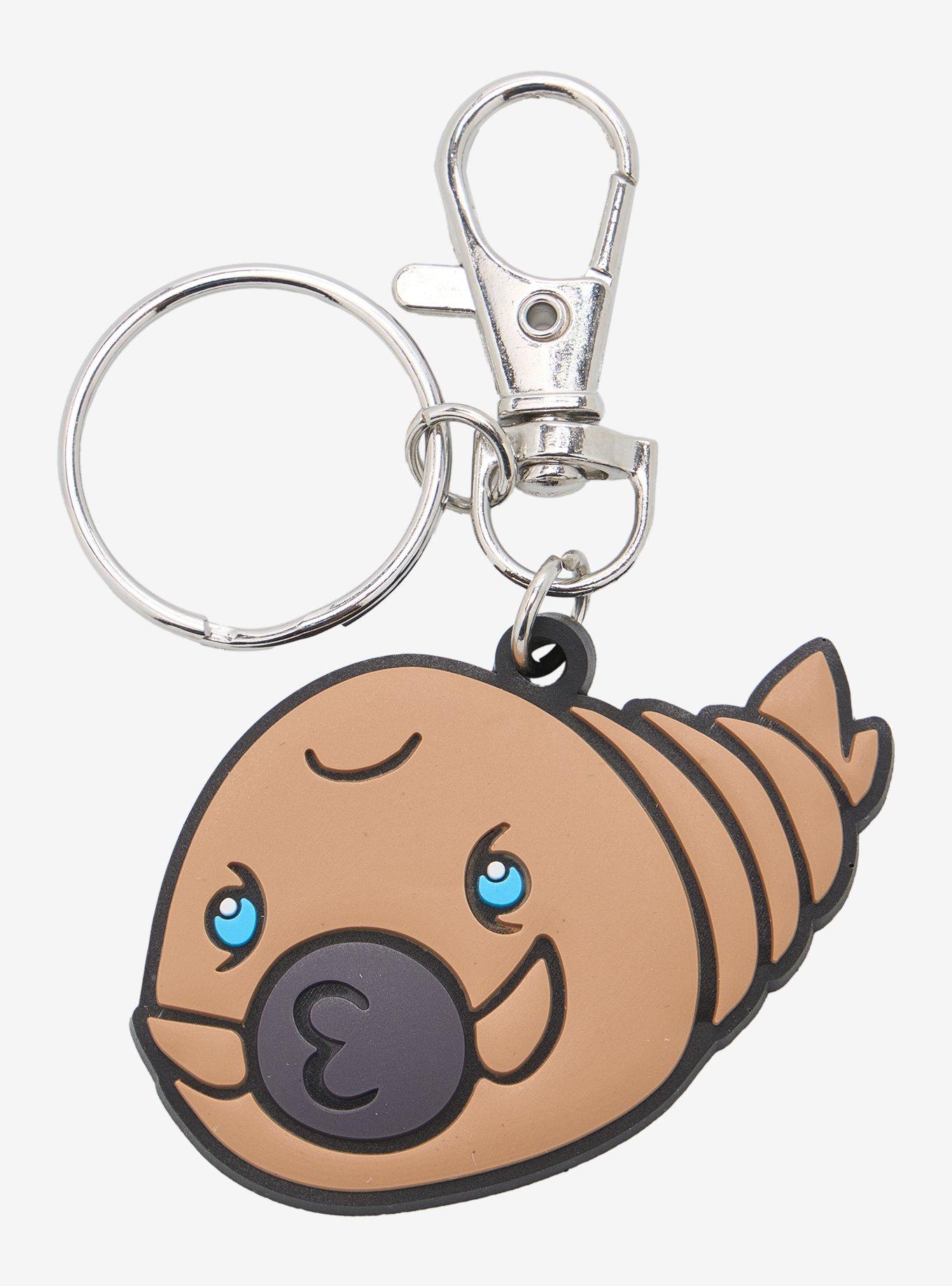 Godzilla Chibi Mothra Larva Key Chain, , hi-res