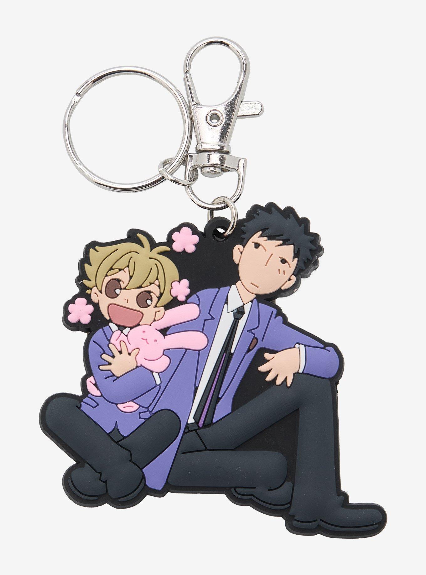 Ouran High School Host Club Chibi Honey & Mori Key Chain, , hi-res