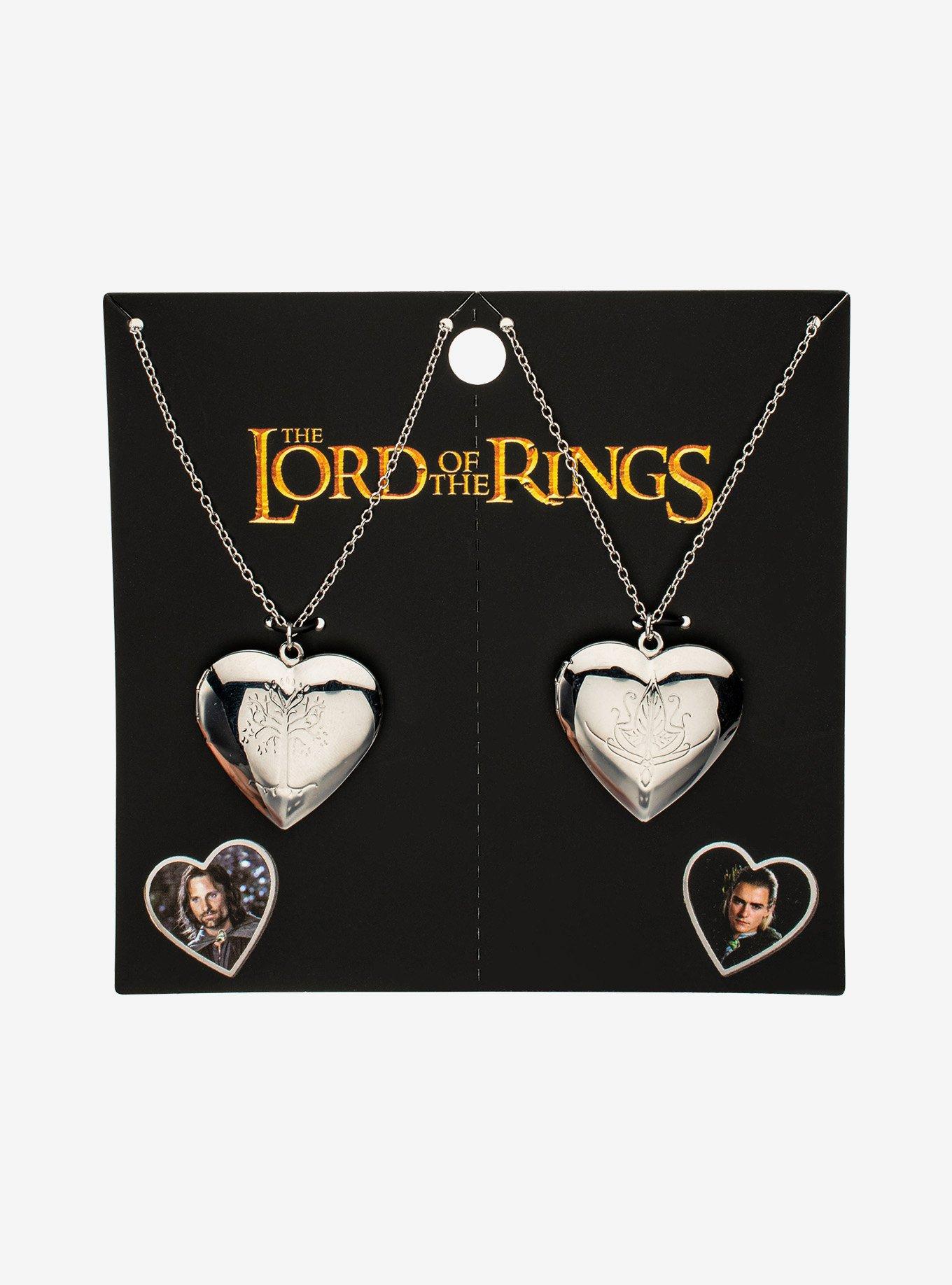 The Lord Of The Rings Aragorn & Legolas Locket Necklace Set, , hi-res