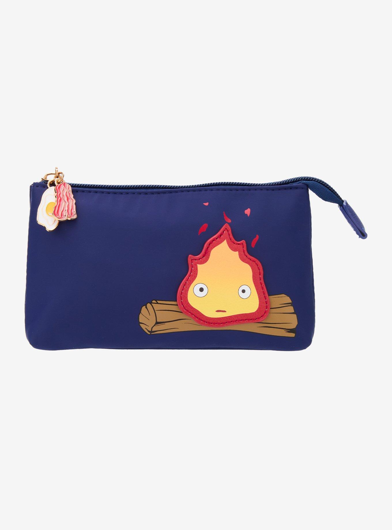 Studio Ghibli&reg; Howl's Moving Castle Calcifer Cosmetic Bag - BoxLunch Exclusive, , hi-res