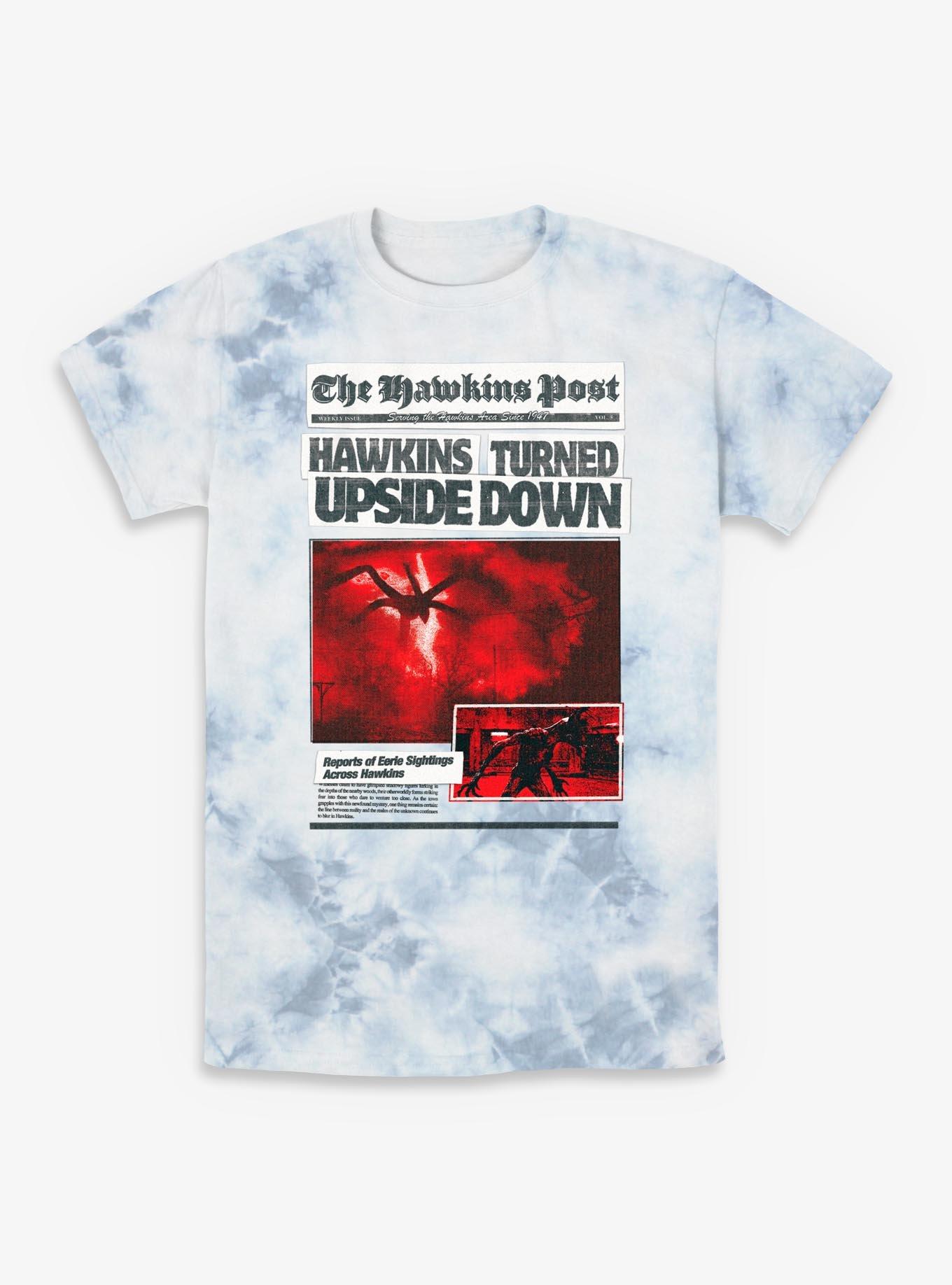 Stranger Things The Hawkins Post Tie-Dye T-Shirt, , hi-res