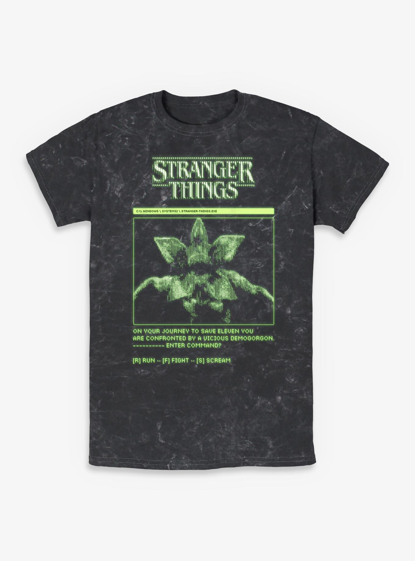 Stranger Things Demogorgon Game Journey Mineral Wash T-Shirt, , hi-res
