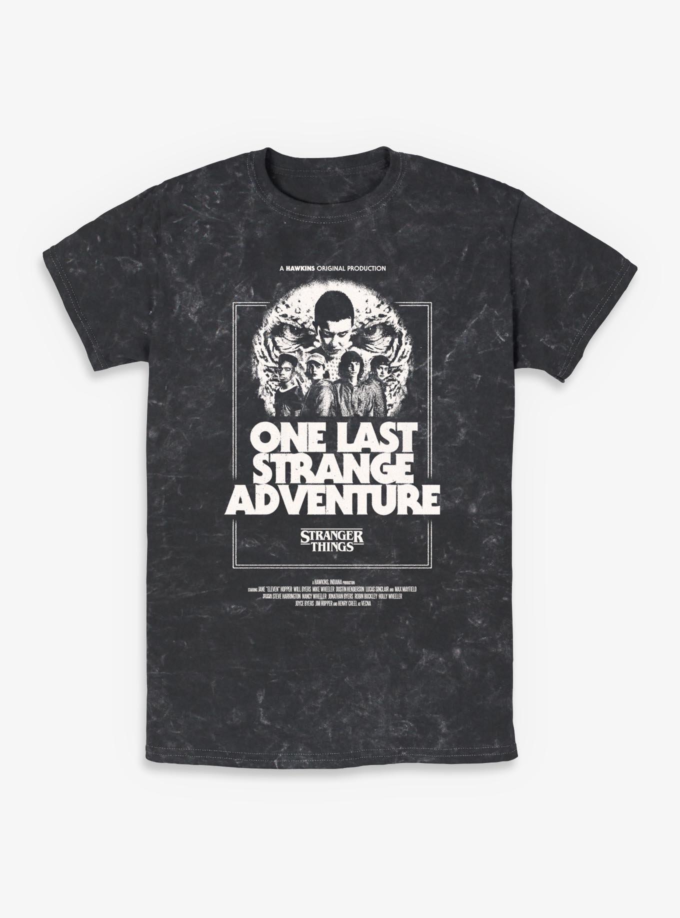 Stranger Things One Last Strange Adventure Mineral Wash T-Shirt, , hi-res