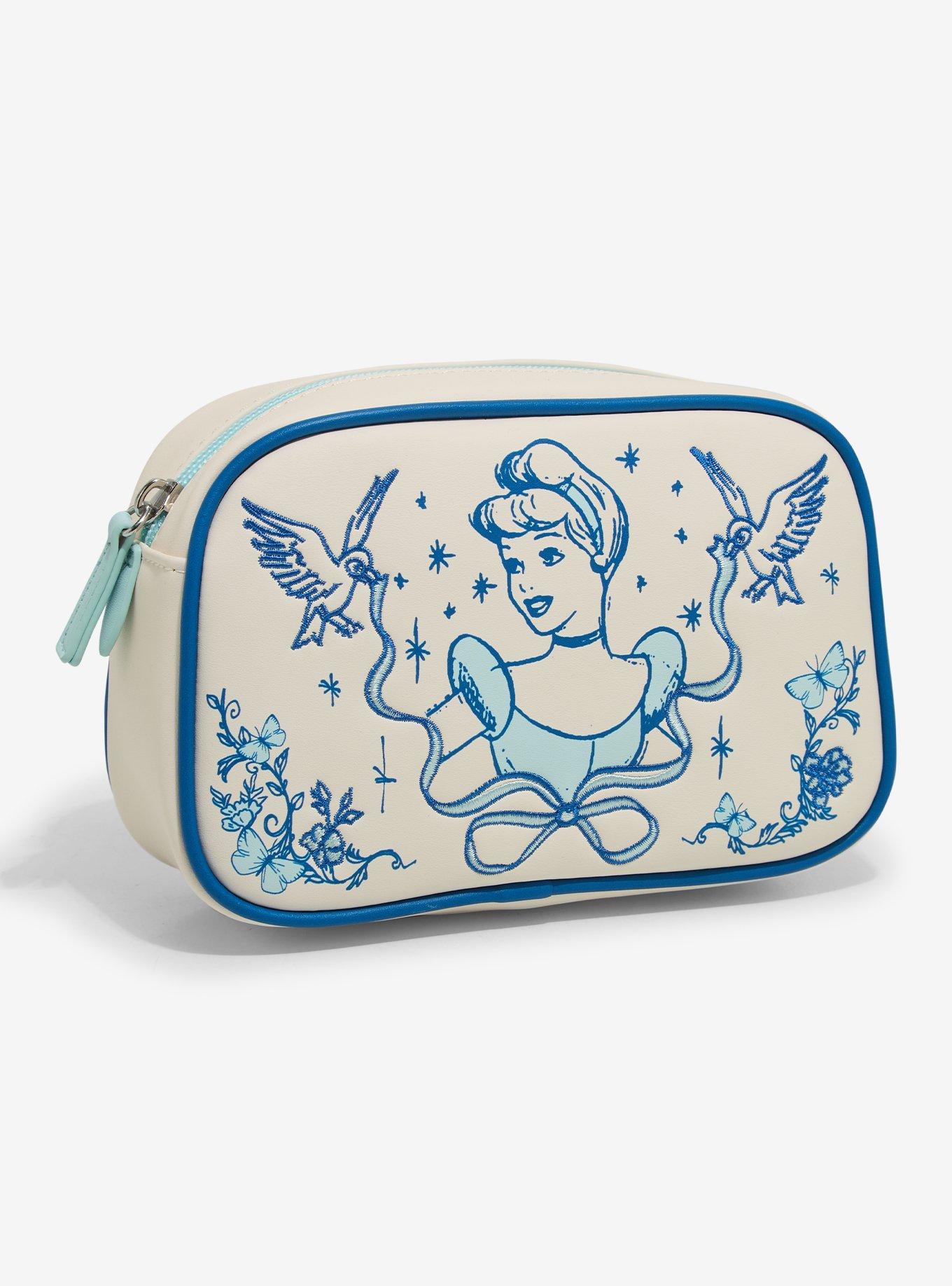 Loungefly Disney Cinderella Illustrated Cosmetic Bag &mdash; BoxLunch Exclusive, , hi-res