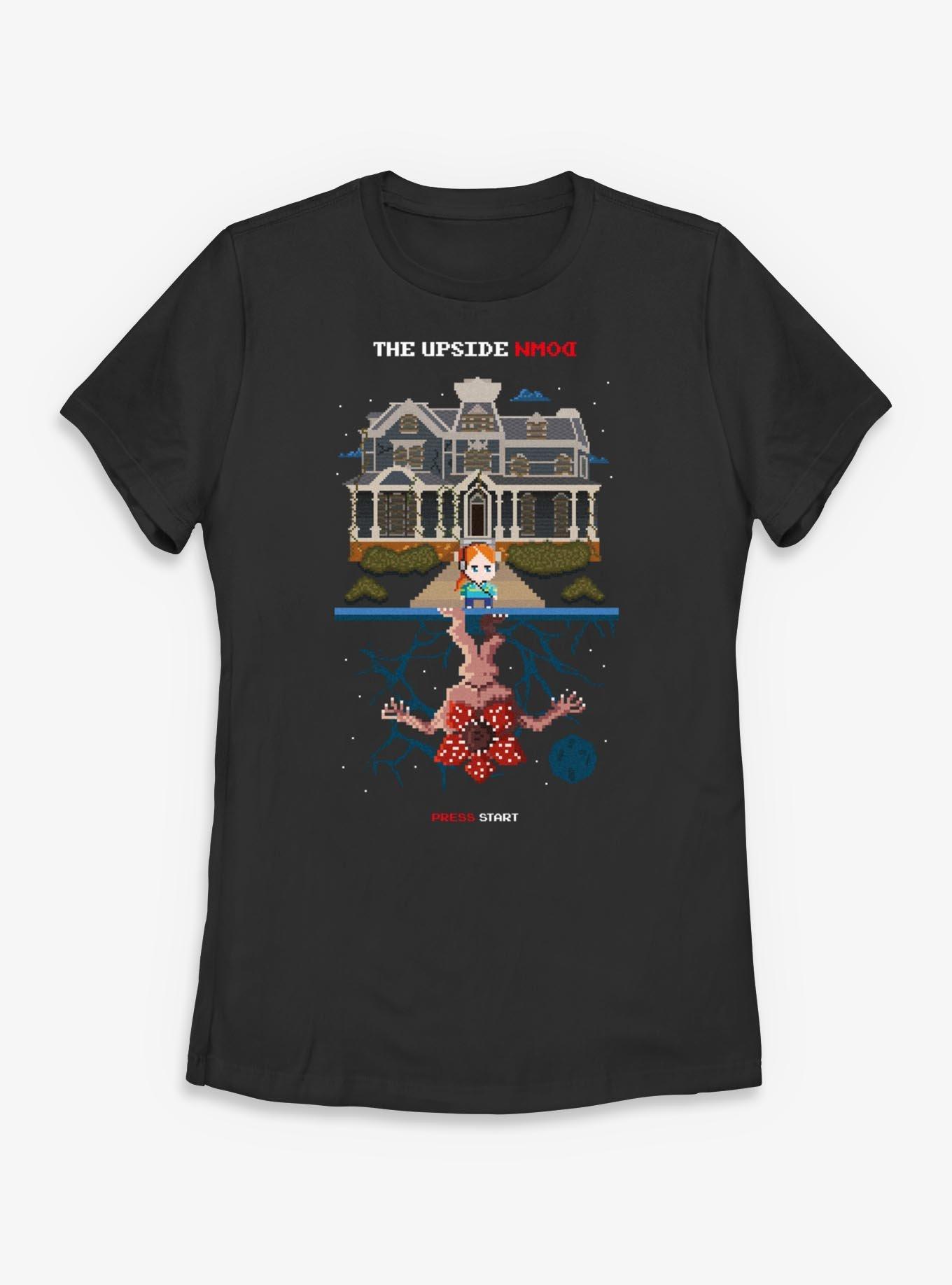 Stranger Things Max Demogorgon The Upside Down Womens T-Shirt, BLACK, hi-res view 1