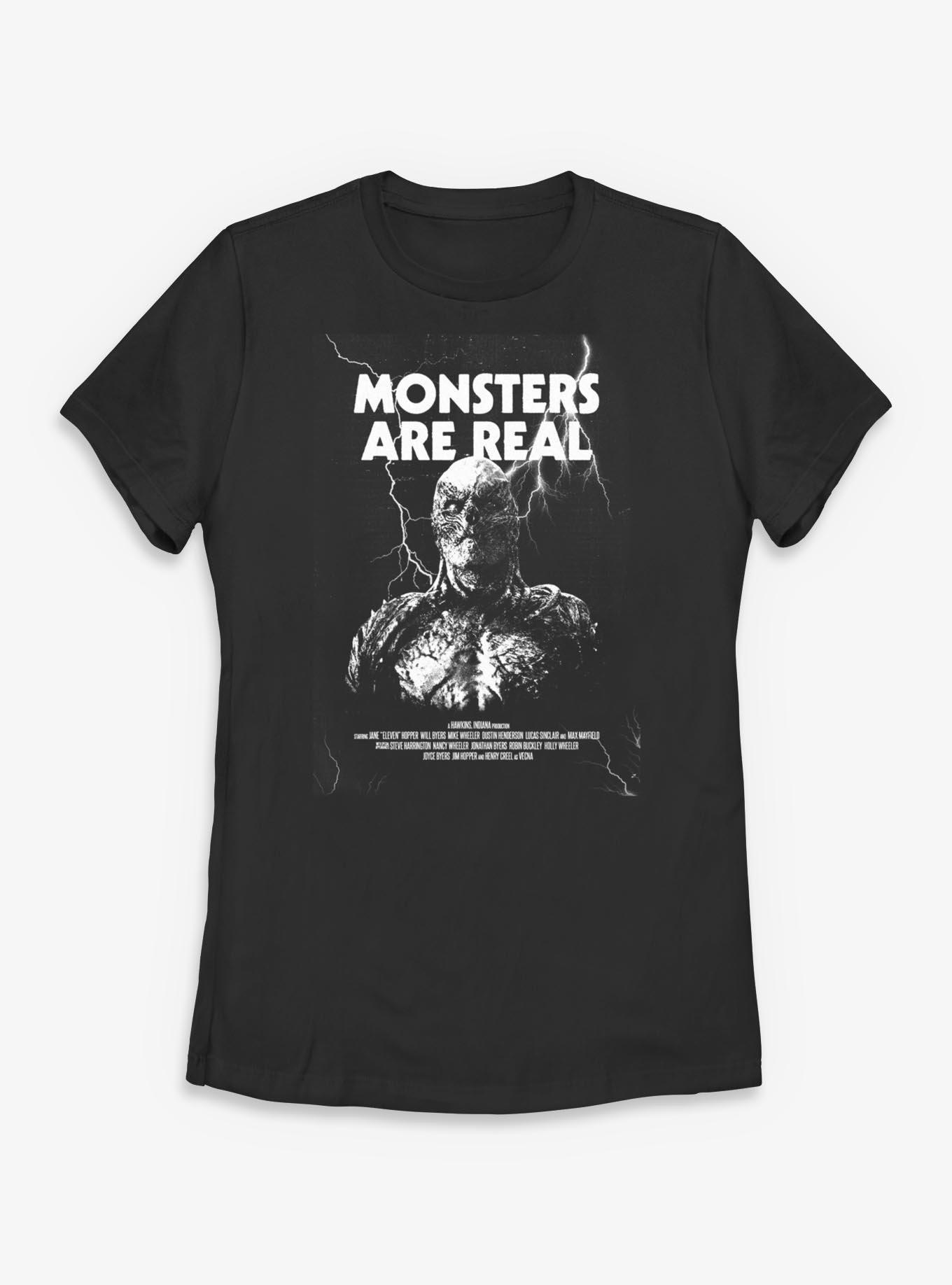 Stranger Things Vecna Monsters Are Real Womens T-Shirt, , hi-res