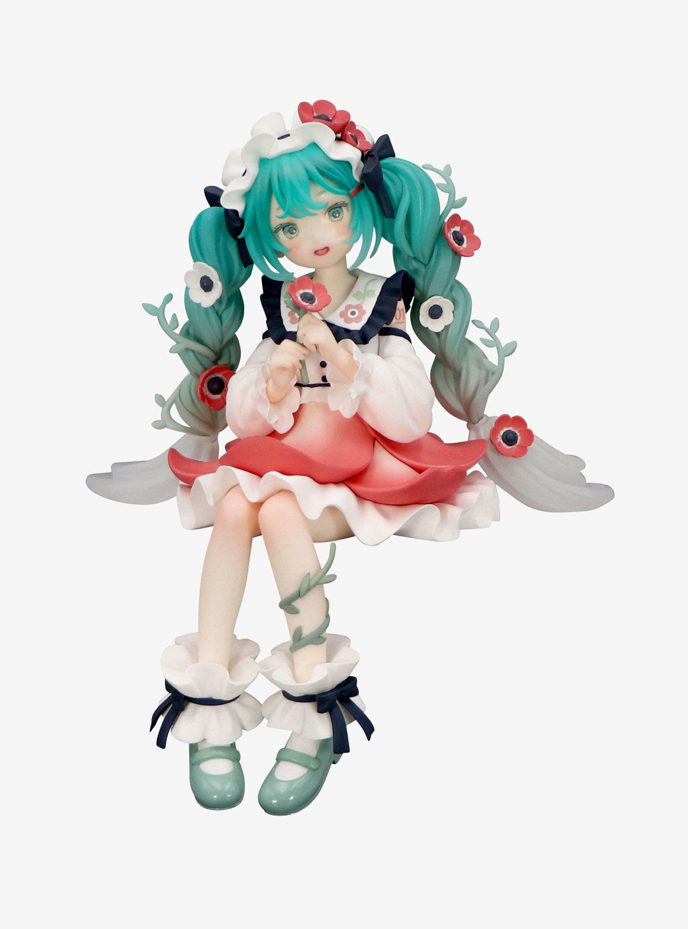 FuRyu Hatsune Miku (Flower Fairy Anemone) Noodle Stopper Figure, , hi-res