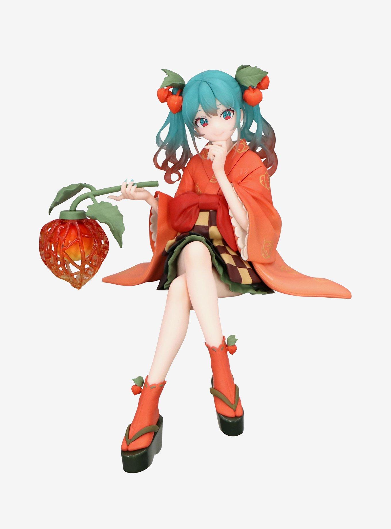 FuRyu Hatsune Miku (Flower Fairy Winter Cherry) Noodle Stopper Figure, , hi-res