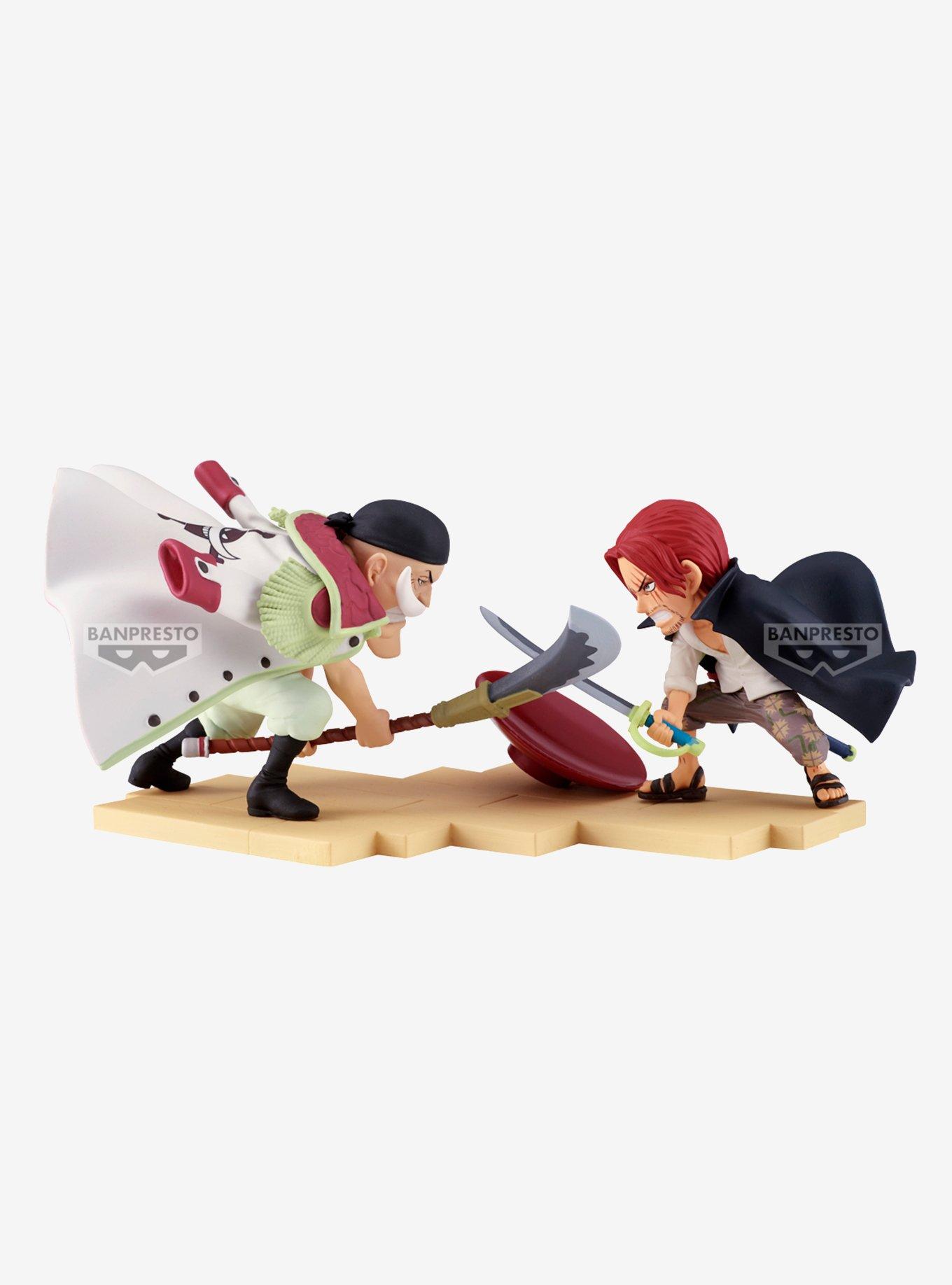 Bandai Namco One Piece World Collectable Figure Log Stories Whitebeard VS. Shanks Figure, , hi-res