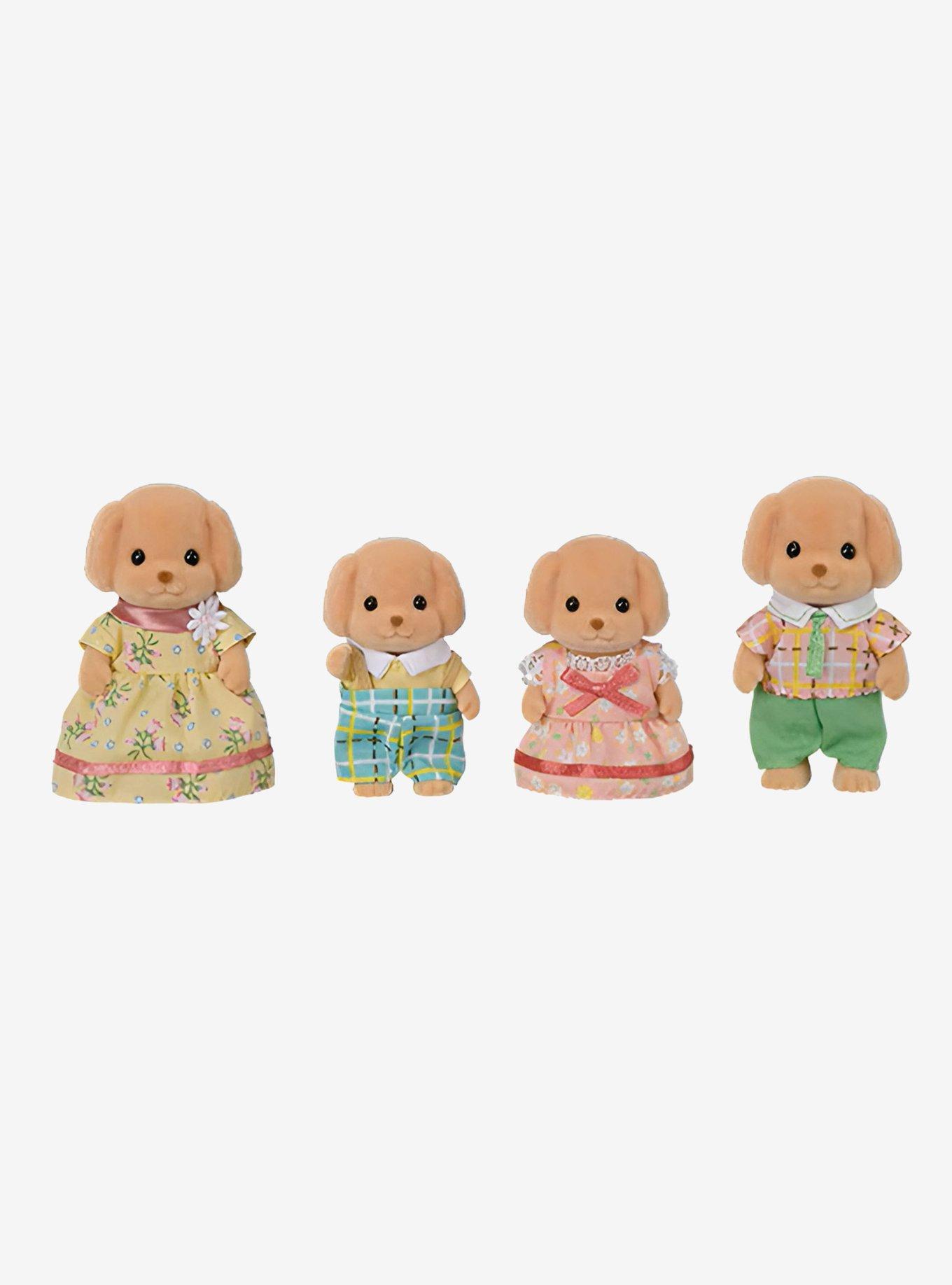 Calico Critters Toy Poodle Family Figure Set, , hi-res
