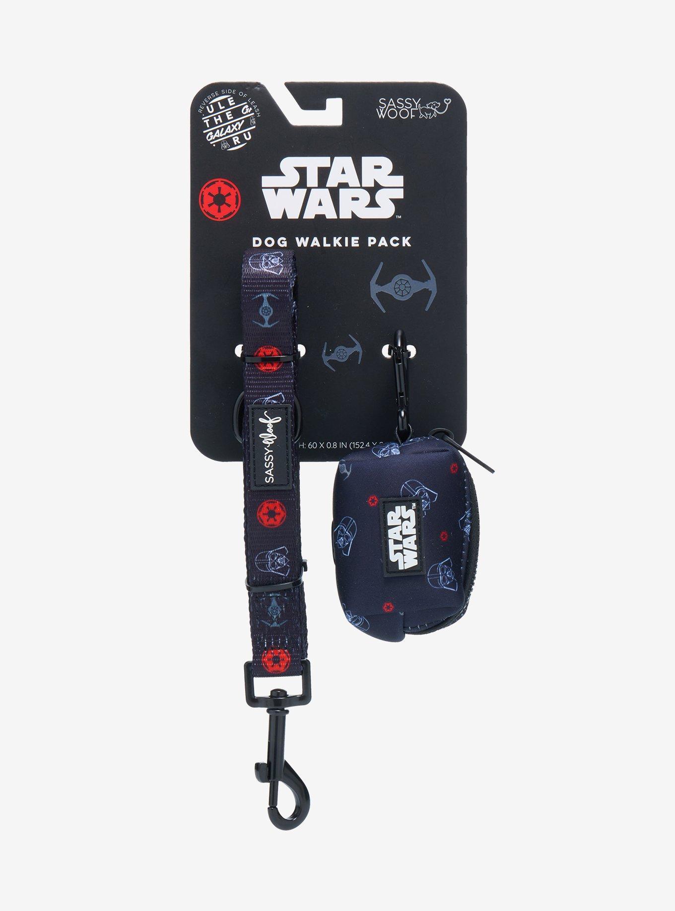 Sassy Woof Star Wars Darth Vader Leash & Waste Bag Holder Set, , hi-res