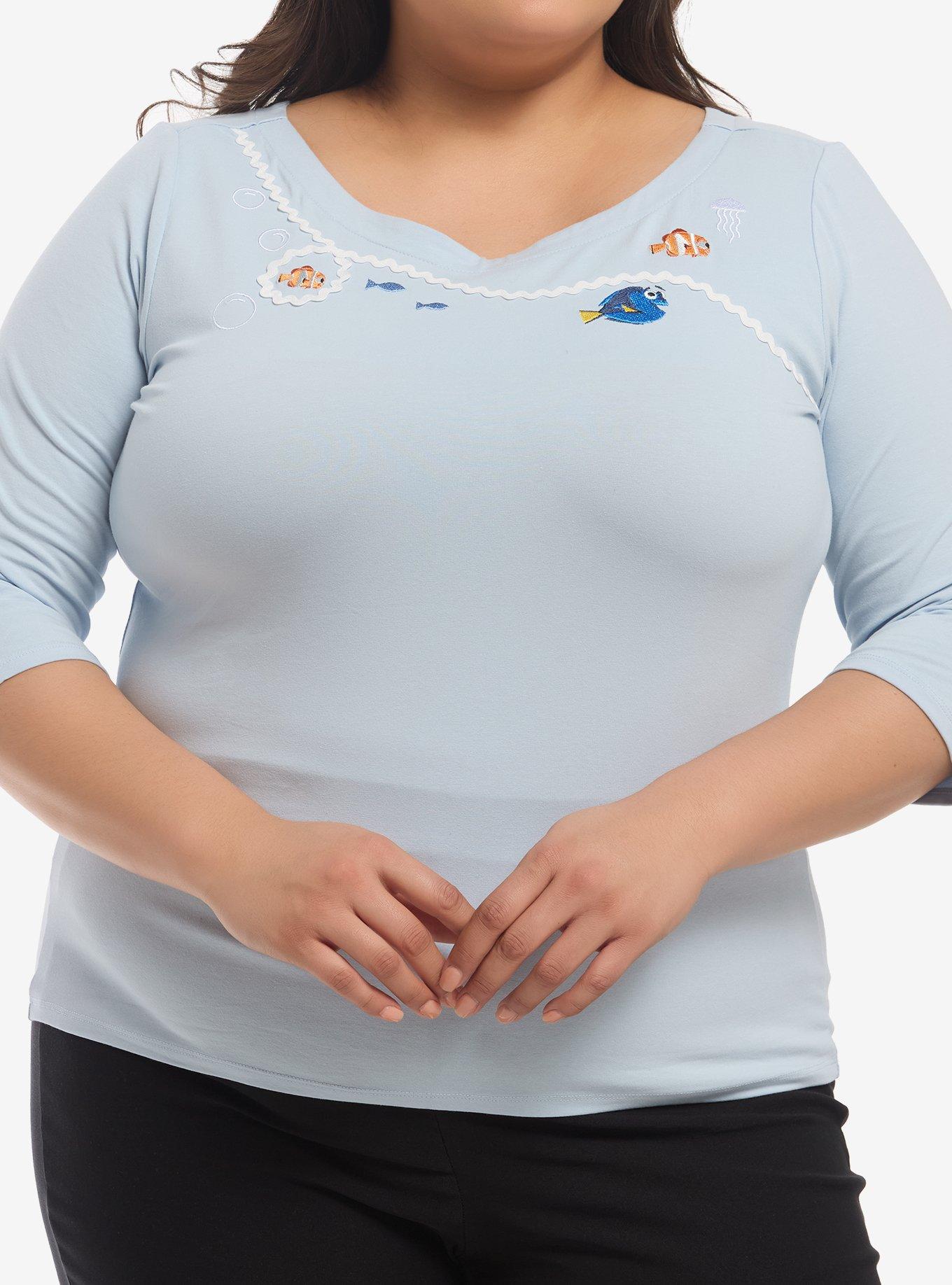 Her Universe Disney Pixar Finding Nemo Boatneck Retro Top Plus Size Her Universe Exclusive, , hi-res