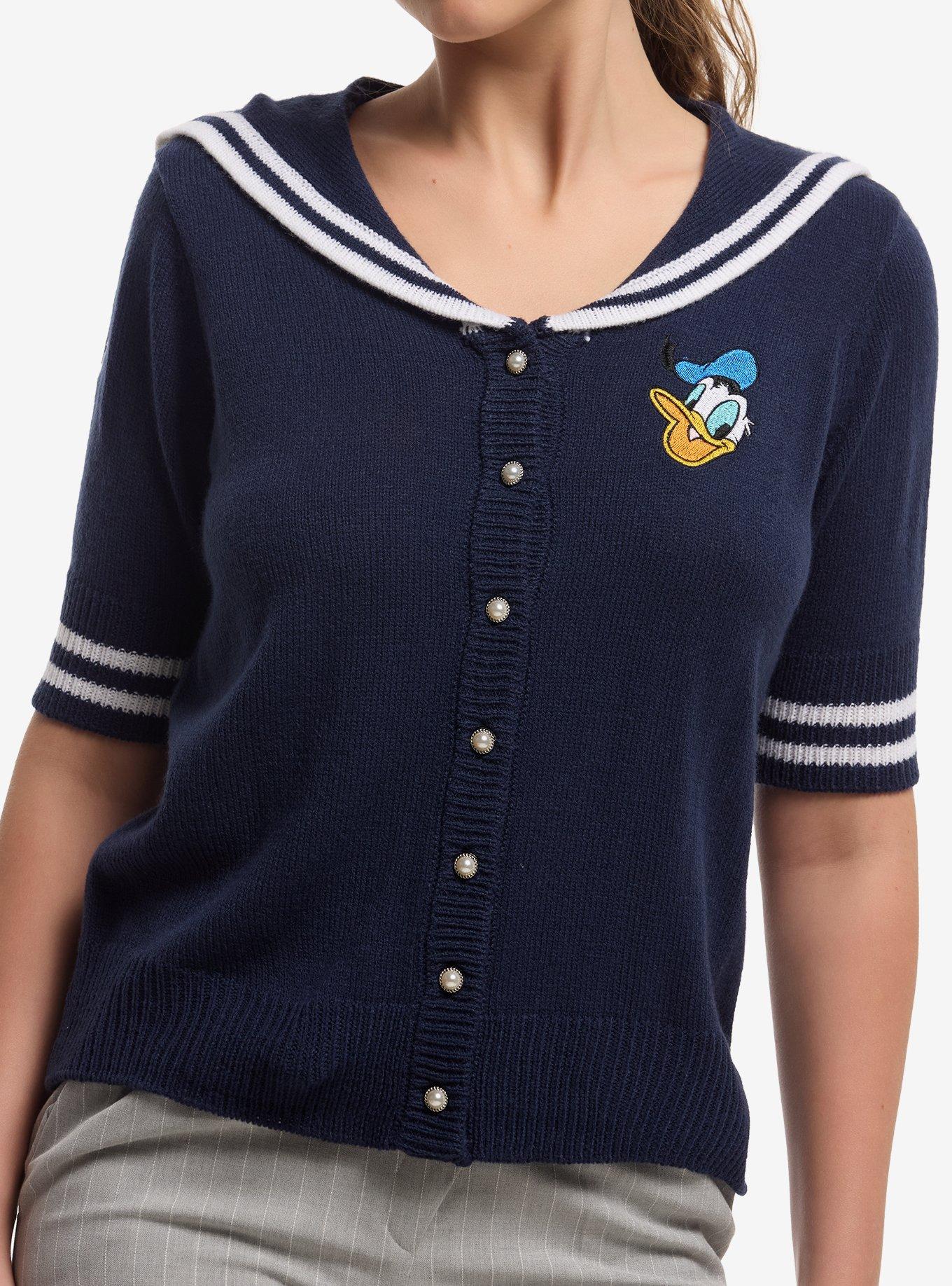 Her Universe Disney Donald Duck Knit Sailor Cardigan Her Universe Exclusive, , hi-res