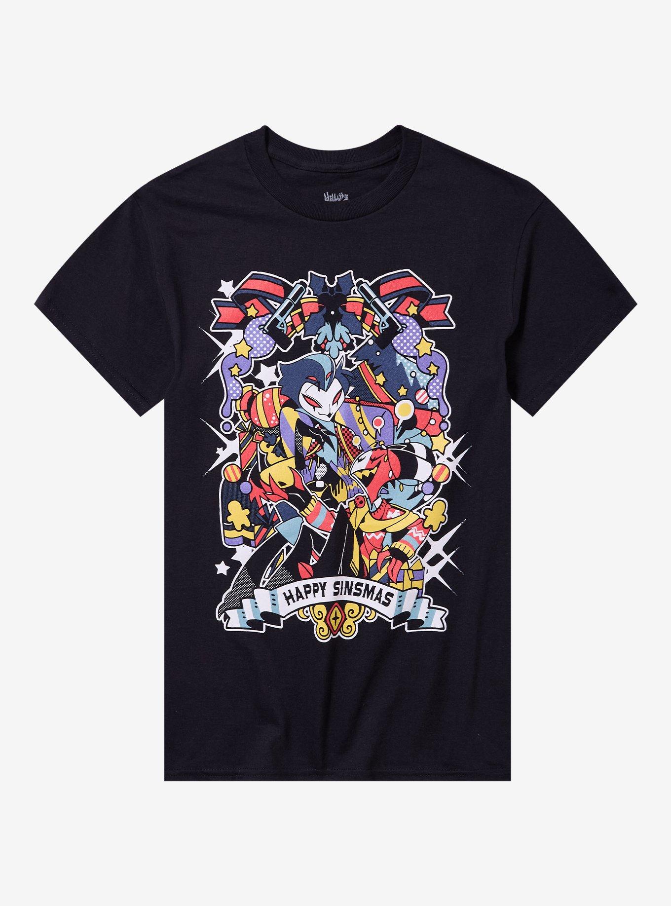 Helluva Boss Sinsmas Blitz & Stolas T-Shirt | Hot Topic