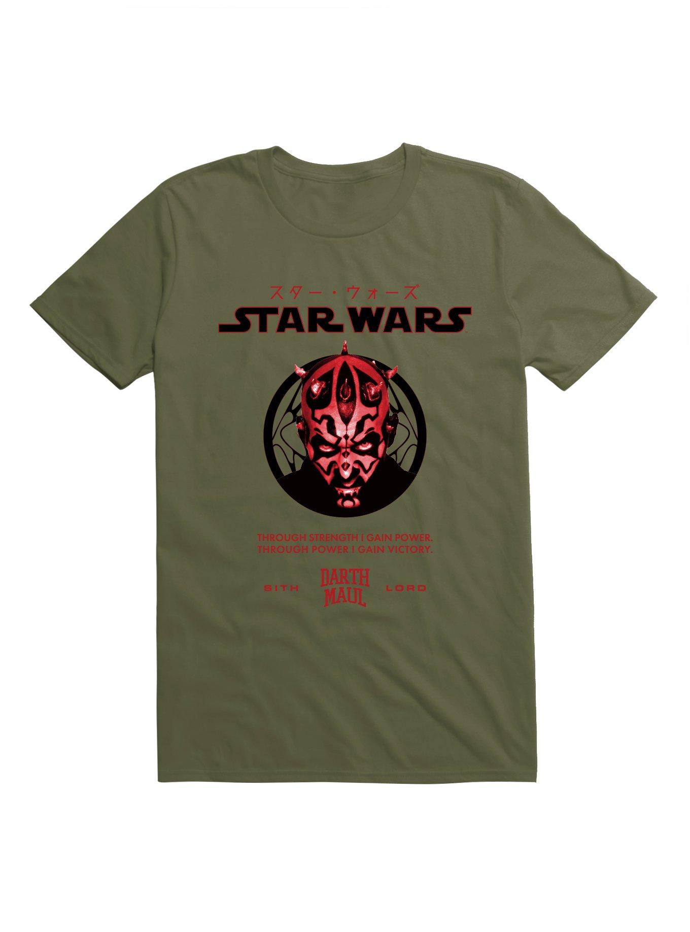 Star Wars Episode I: The Phantom Menace Sith Lord Darth Maul T-Shirt Hot Topic Exclusive, , hi-res