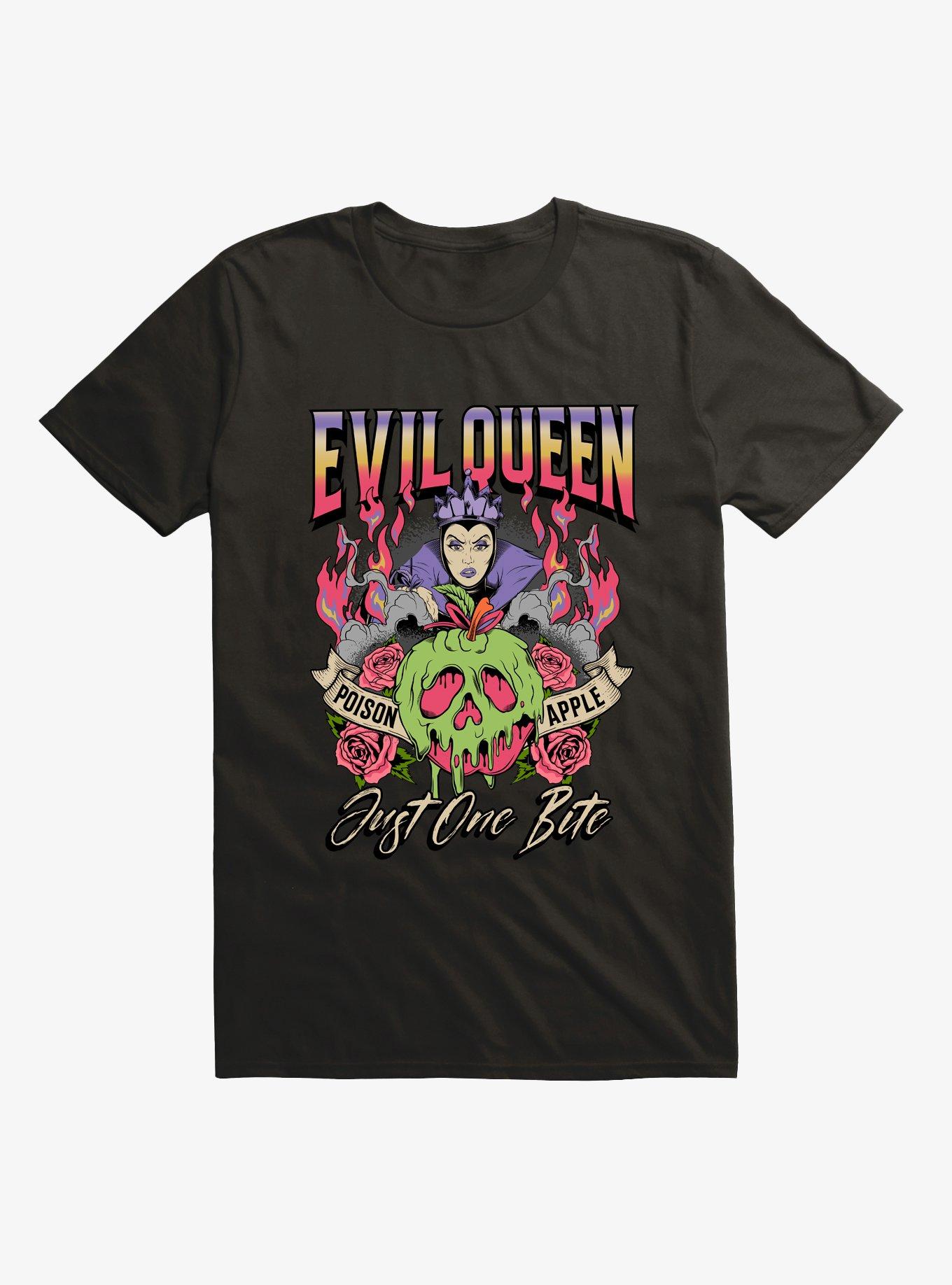 Disney Snow White And The Seven Dwarfs Evil Queen Just One Bite Poison Apple T-Shirt Hot Topic Exclusive