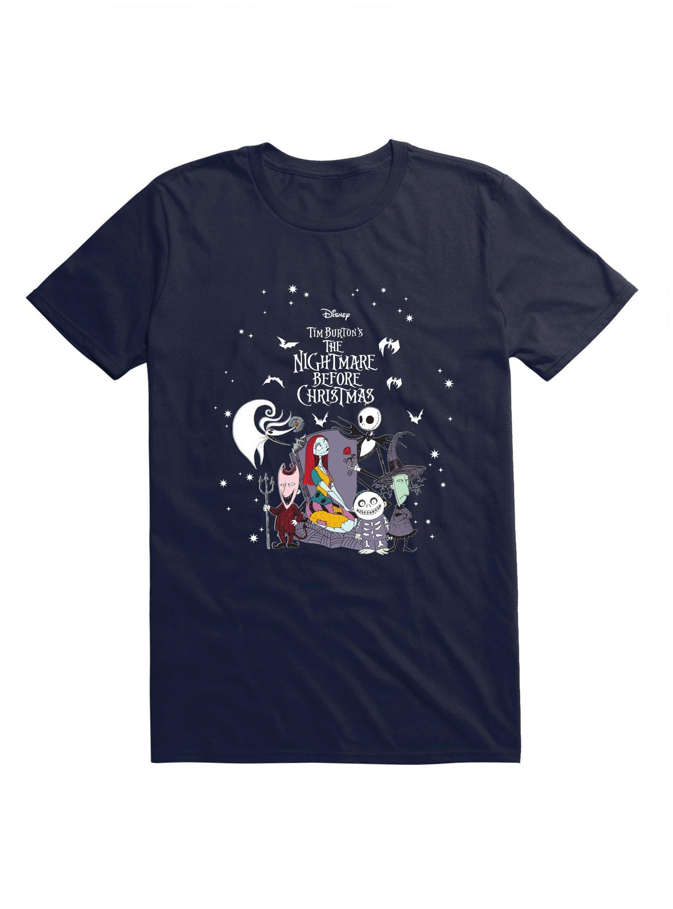 Disney The Nightmare Before Christmas Characters T-Shirt Hot Topic Exclusive, , hi-res