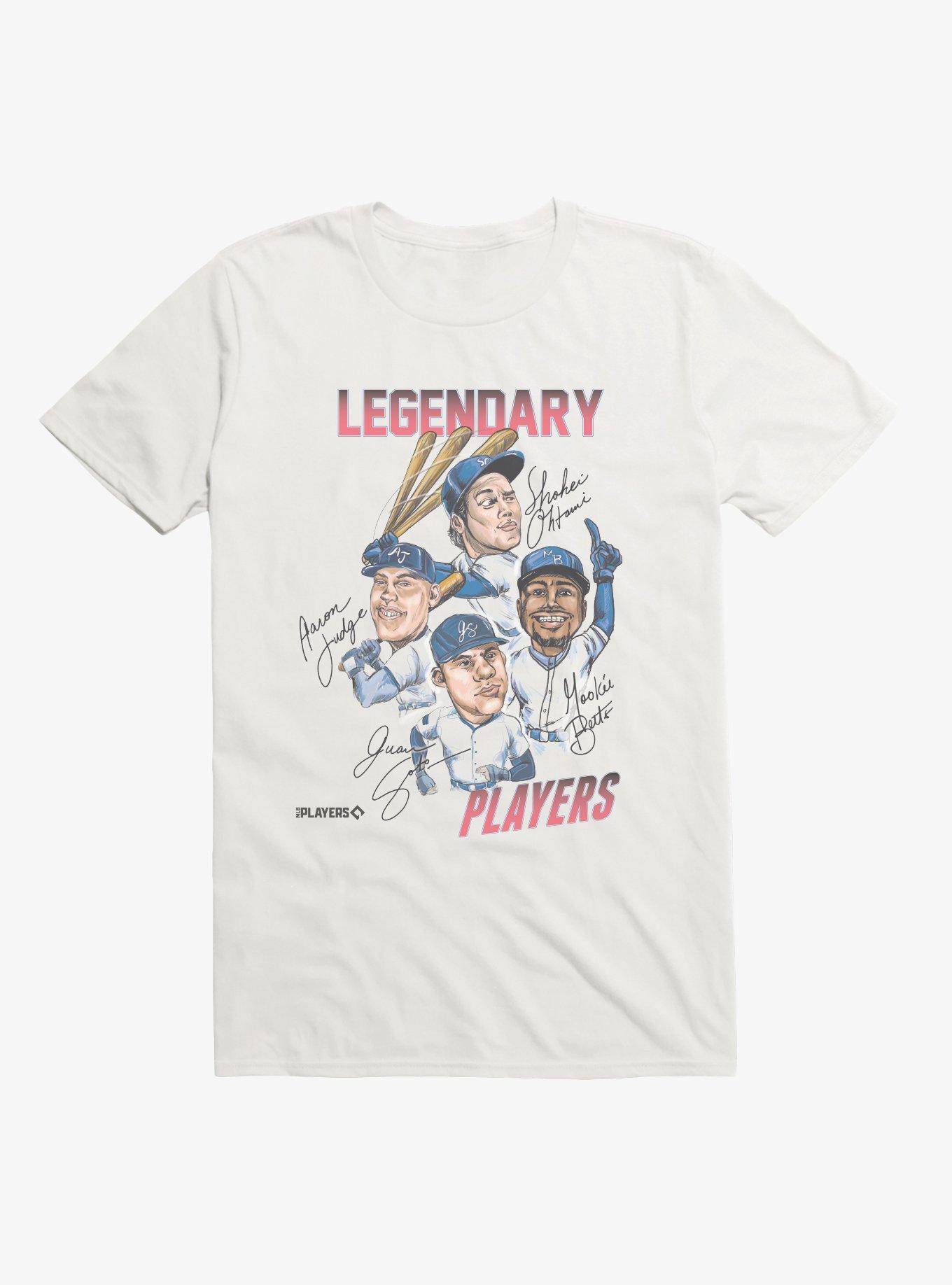 MLB Legendary Players Caricatures T-Shirt Hot Topic Exclusive