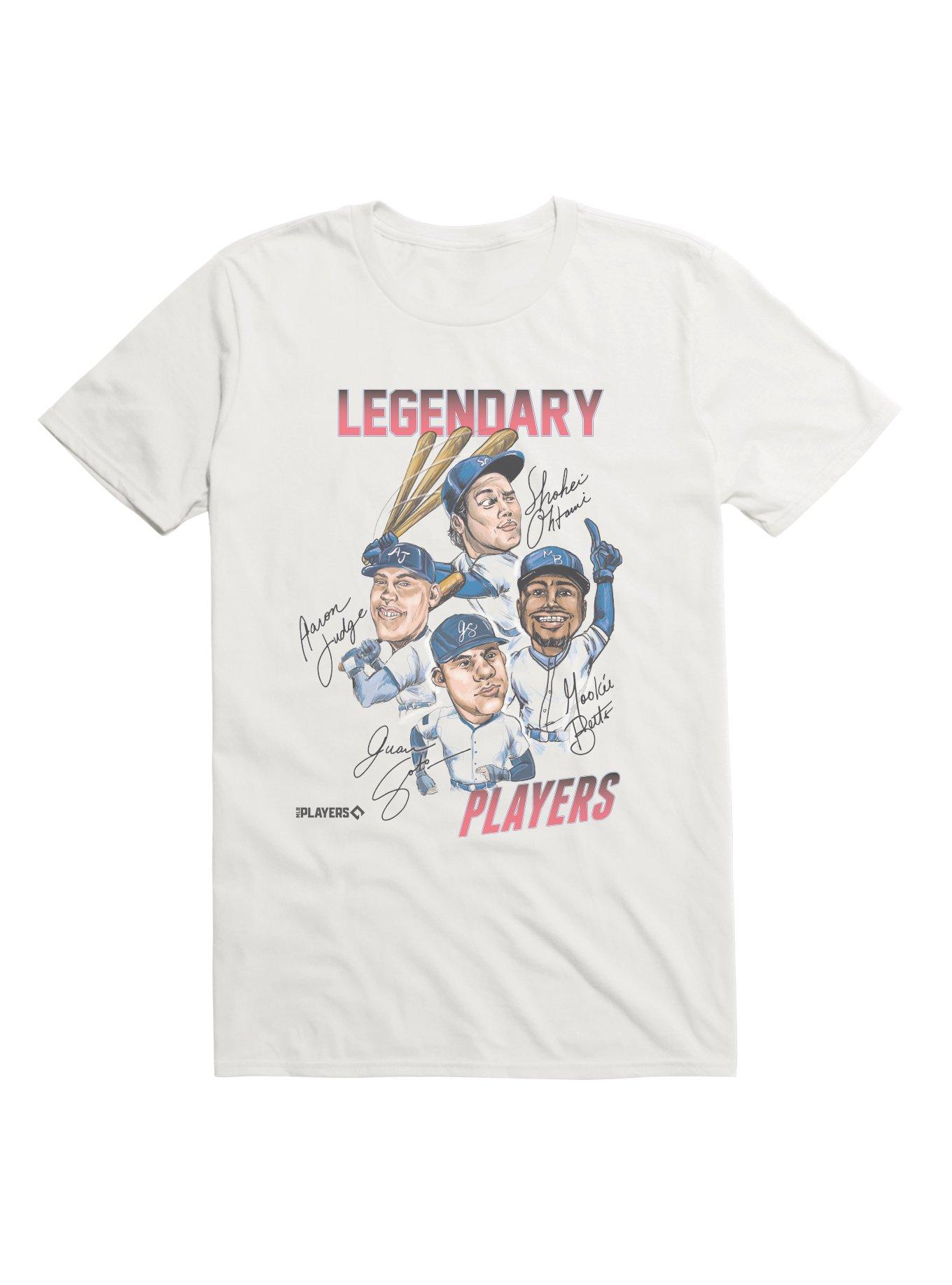 MLB Legendary Players Caricatures T-Shirt Hot Topic Exclusive, , hi-res
