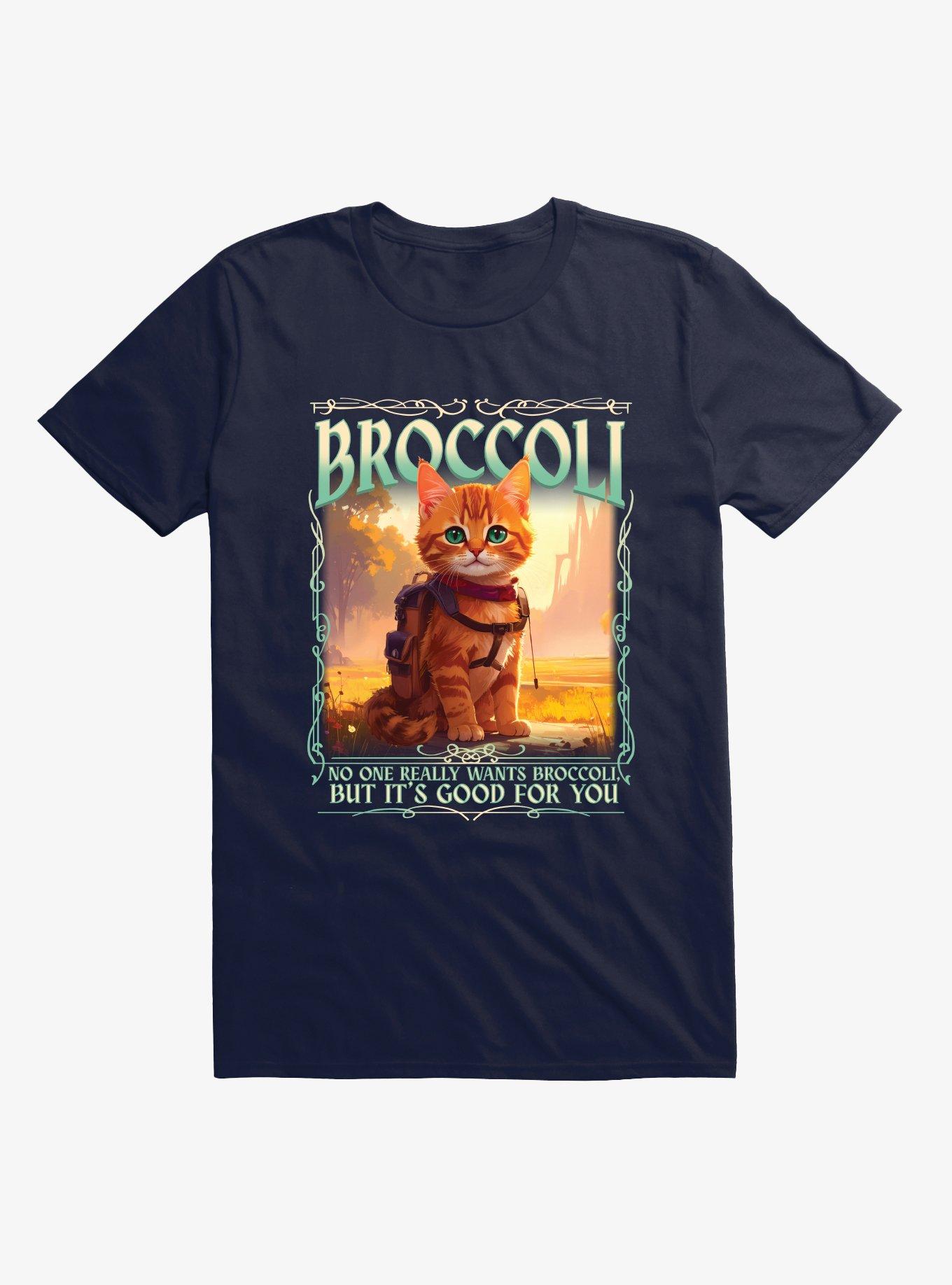 Fourth Wing Broccoli Cat T-Shirt Hot Topic Exclusive