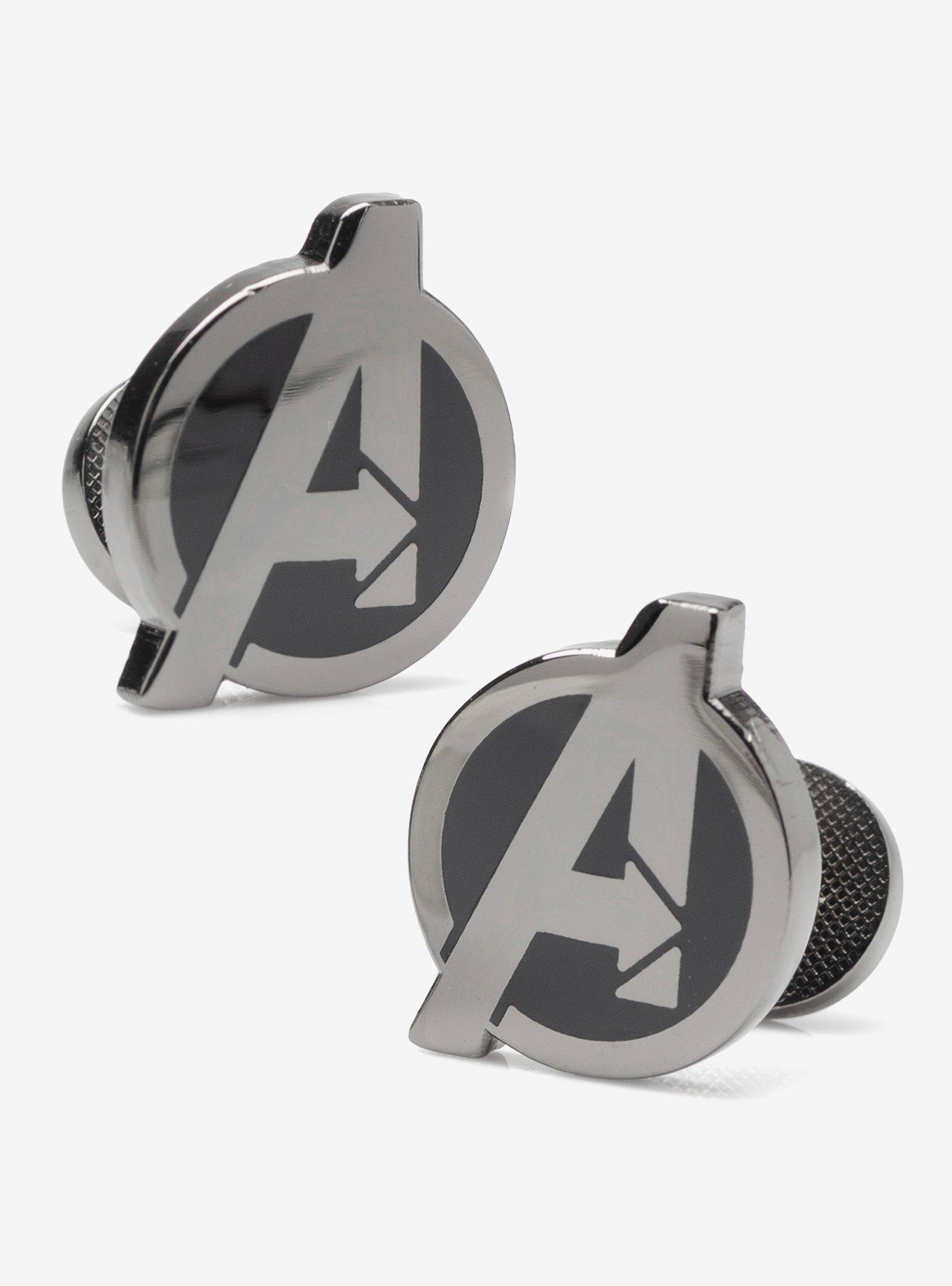 Marvel Avengers Gunmetal Cufflinks, , hi-res