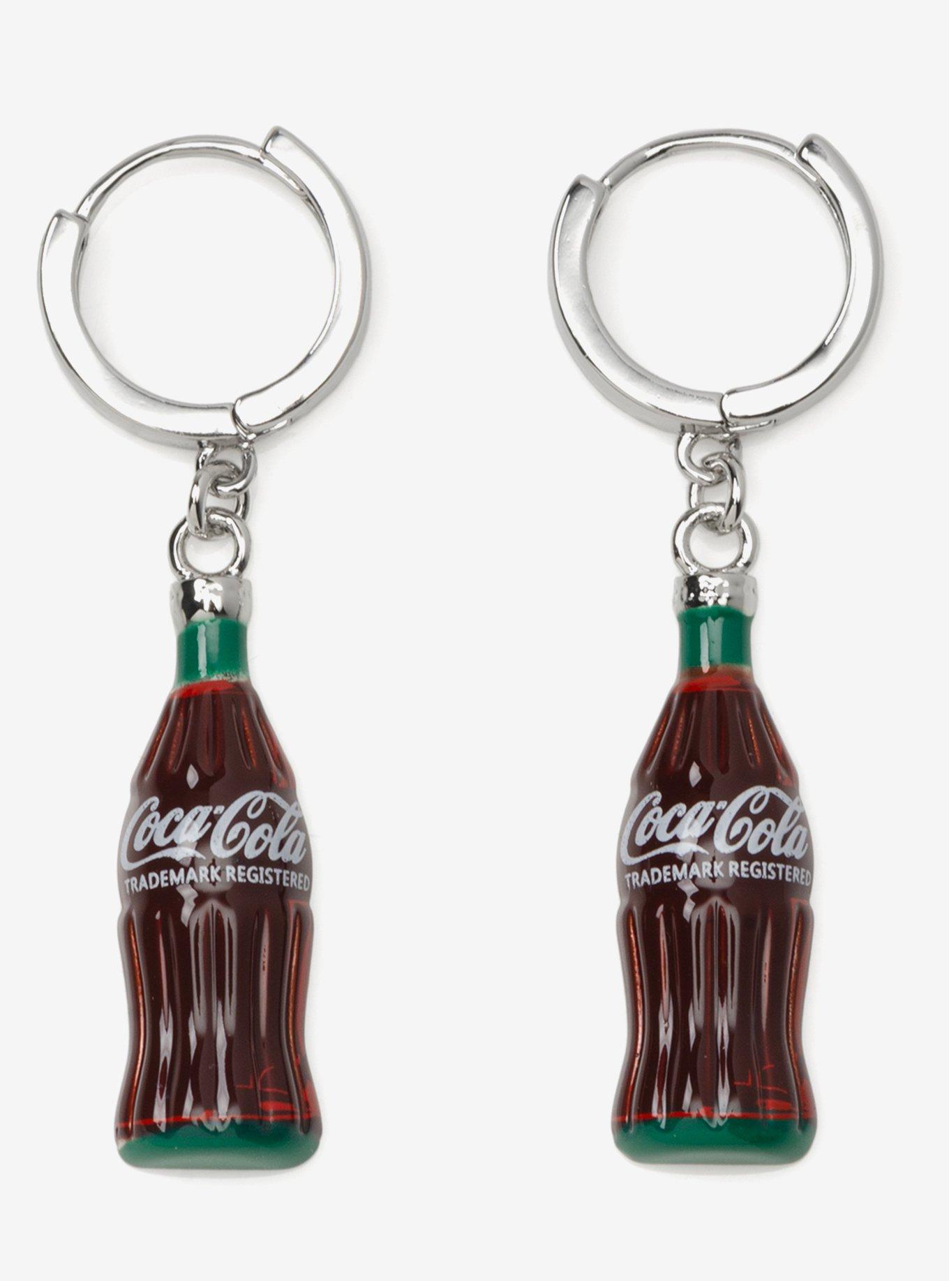 Coca-Cola Bottle Dangle Earrings, , hi-res