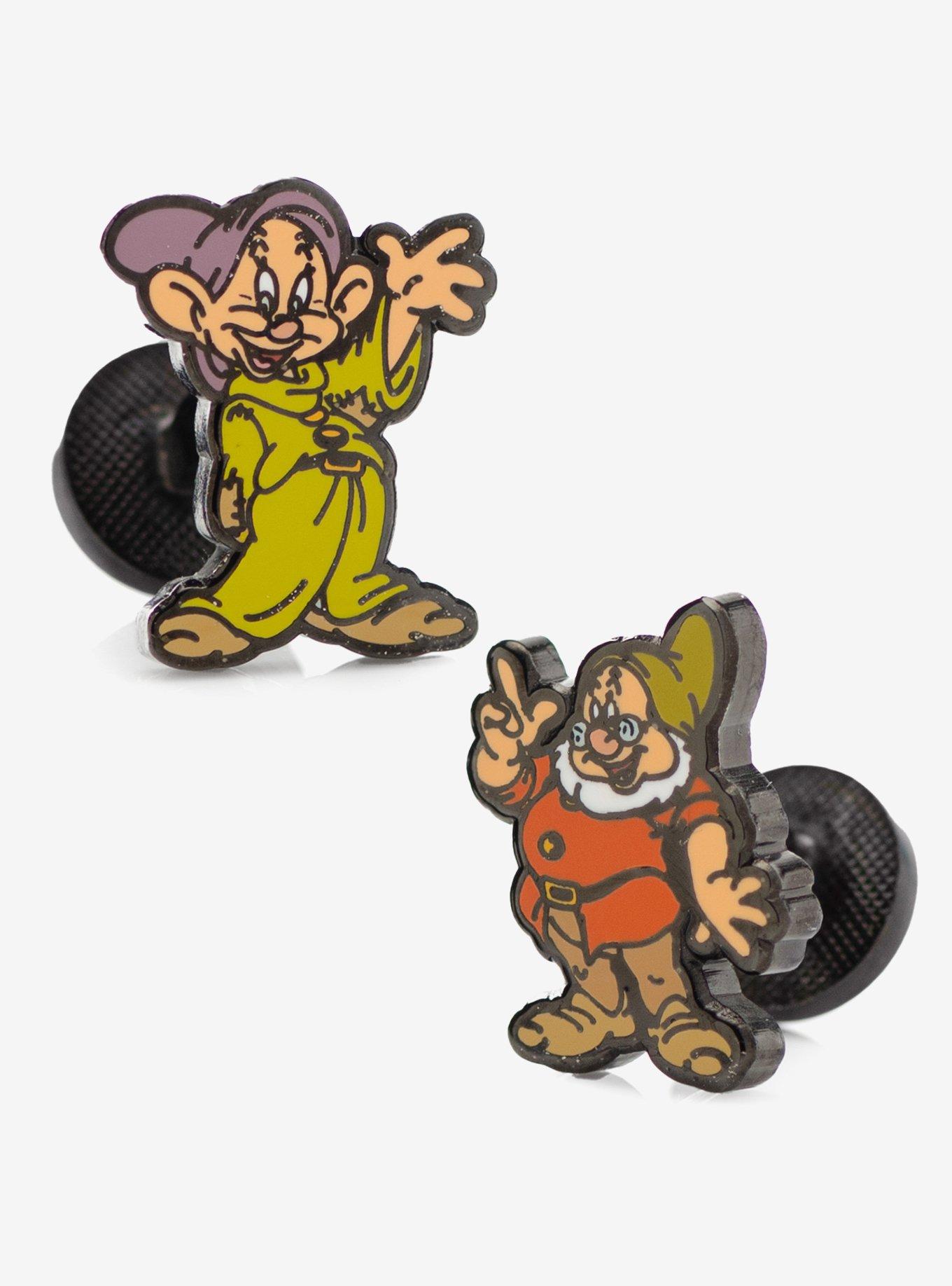 Disney Snow White Dopey & Doc Cufflinks, , hi-res
