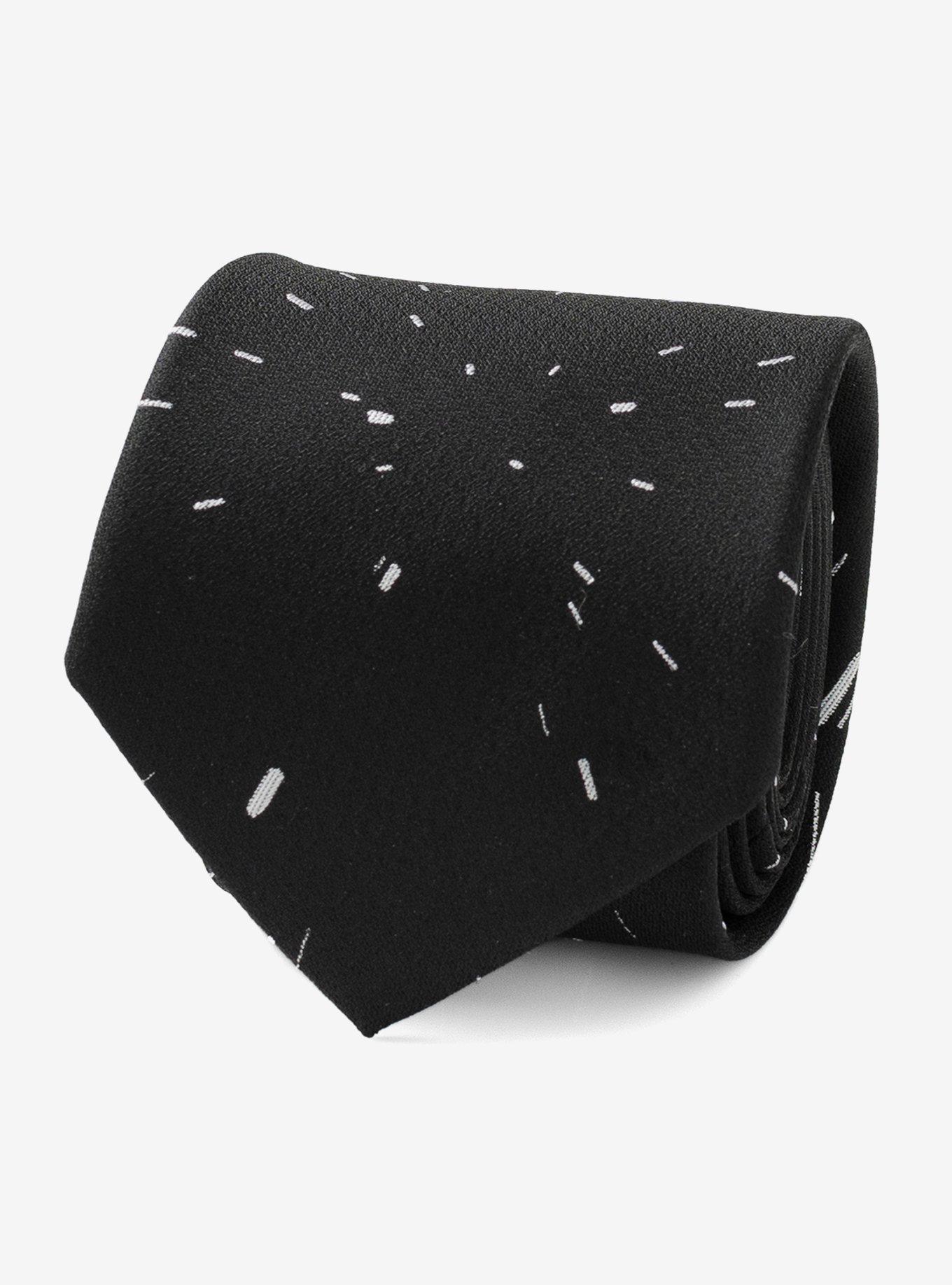 Star Wars Hyperspace Black Tie with Hidden Message, , hi-res